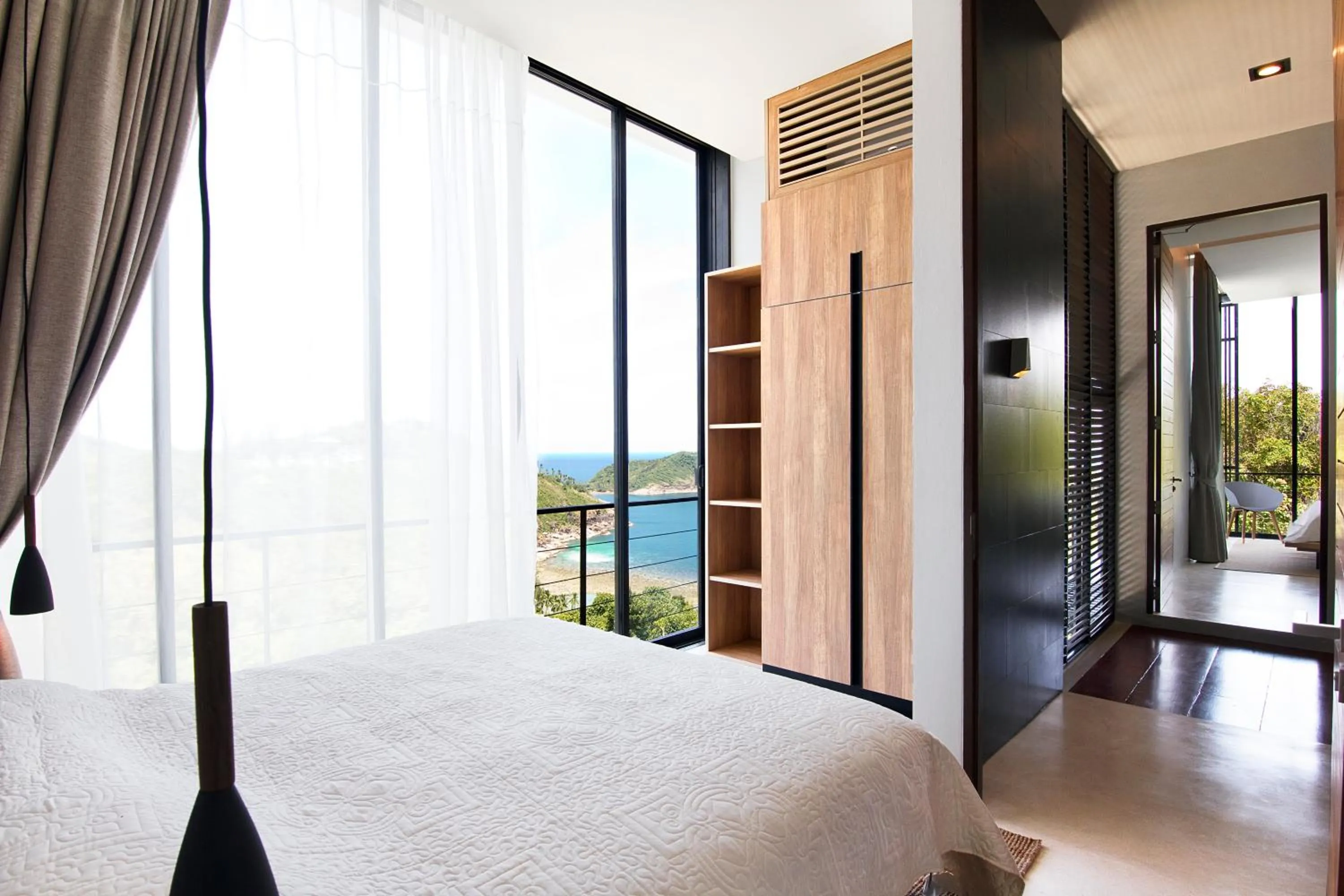 Balcony/Terrace in Luxury Sea and Sunset View 4BR 4BA Pool Villa