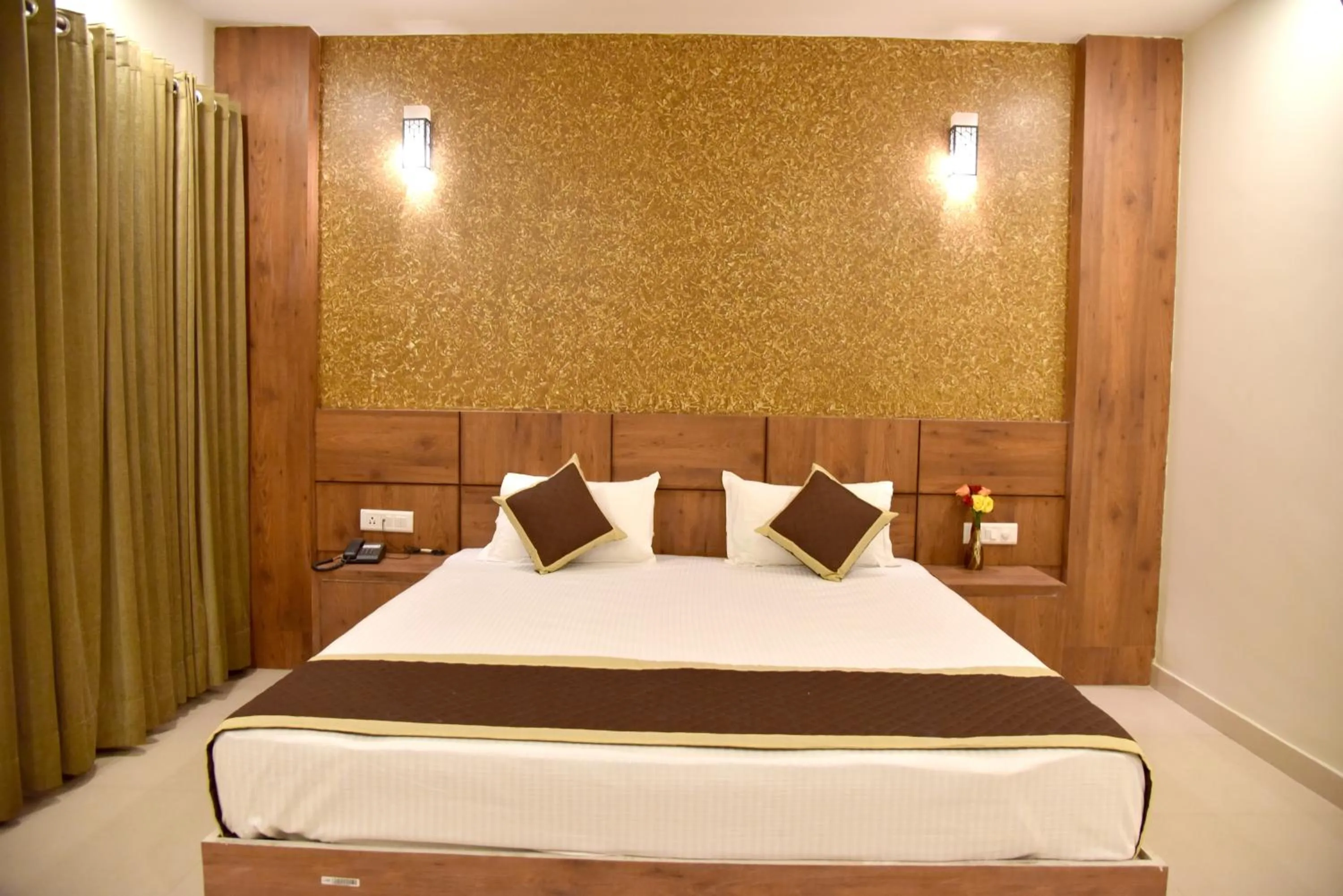 Photo of the whole room, Bed in Hotel Triveni Residency