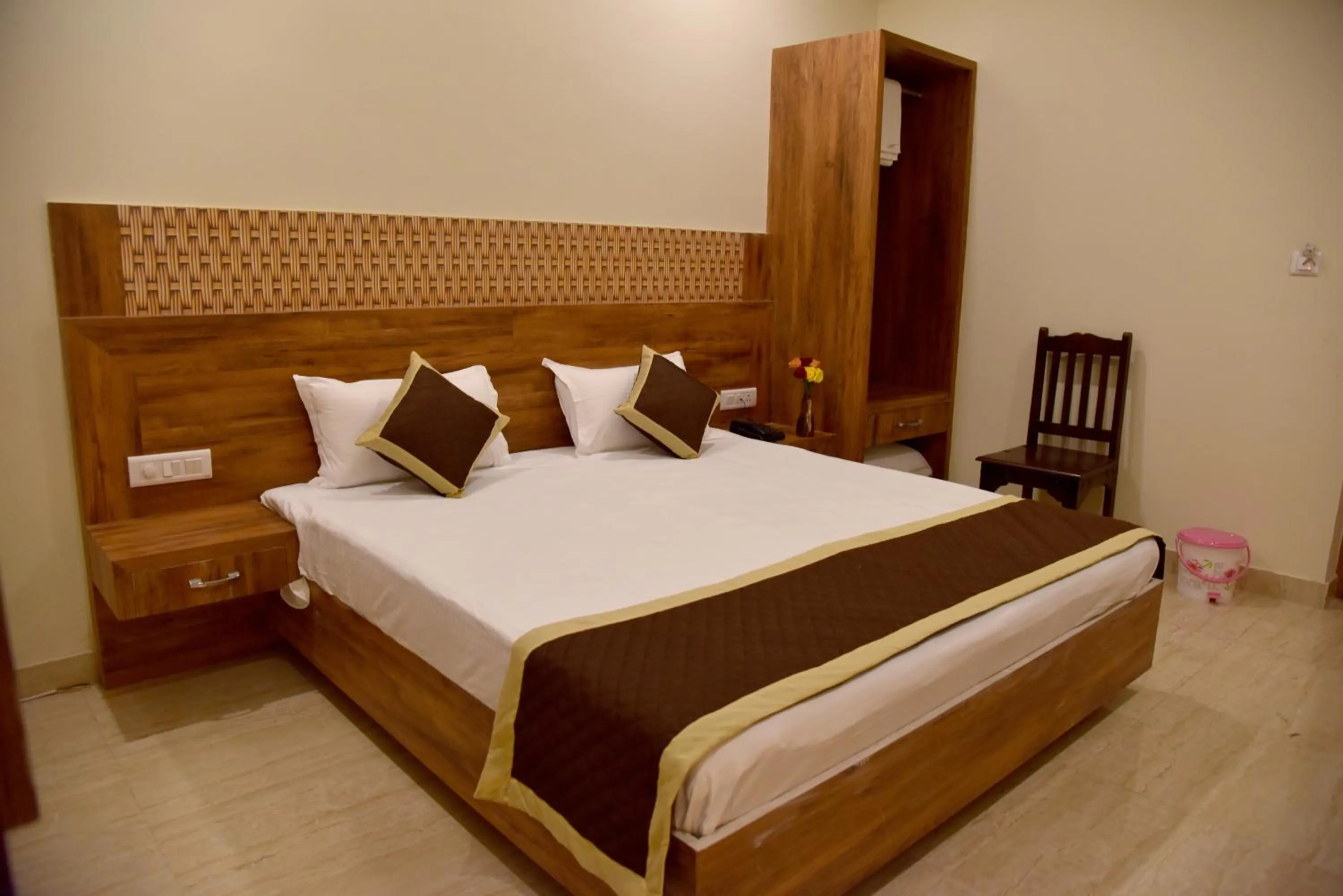 Photo of the whole room, Bed in Hotel Triveni Residency