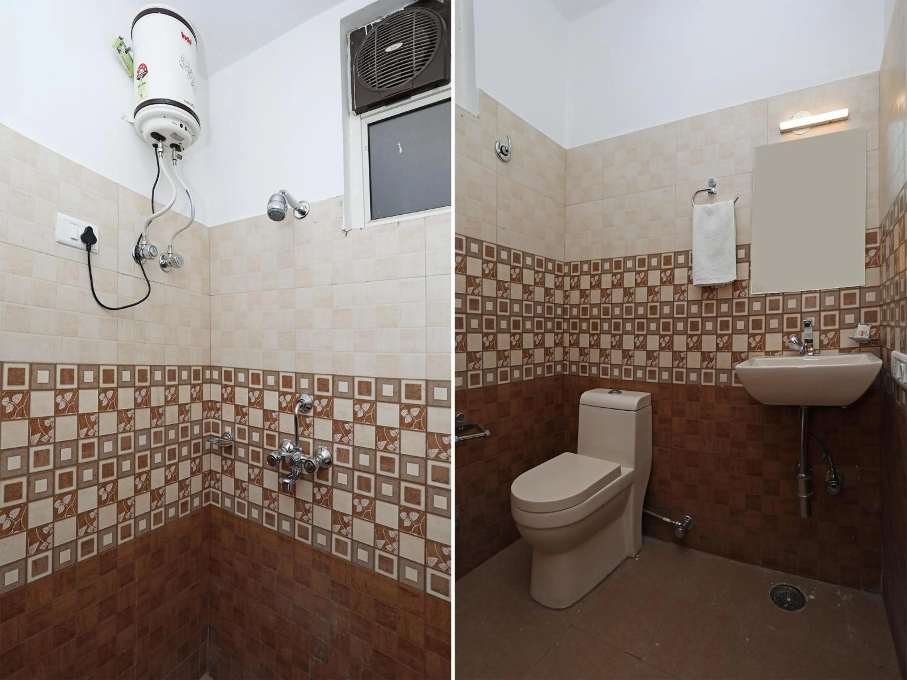 Shower in Hotel Triveni Residency