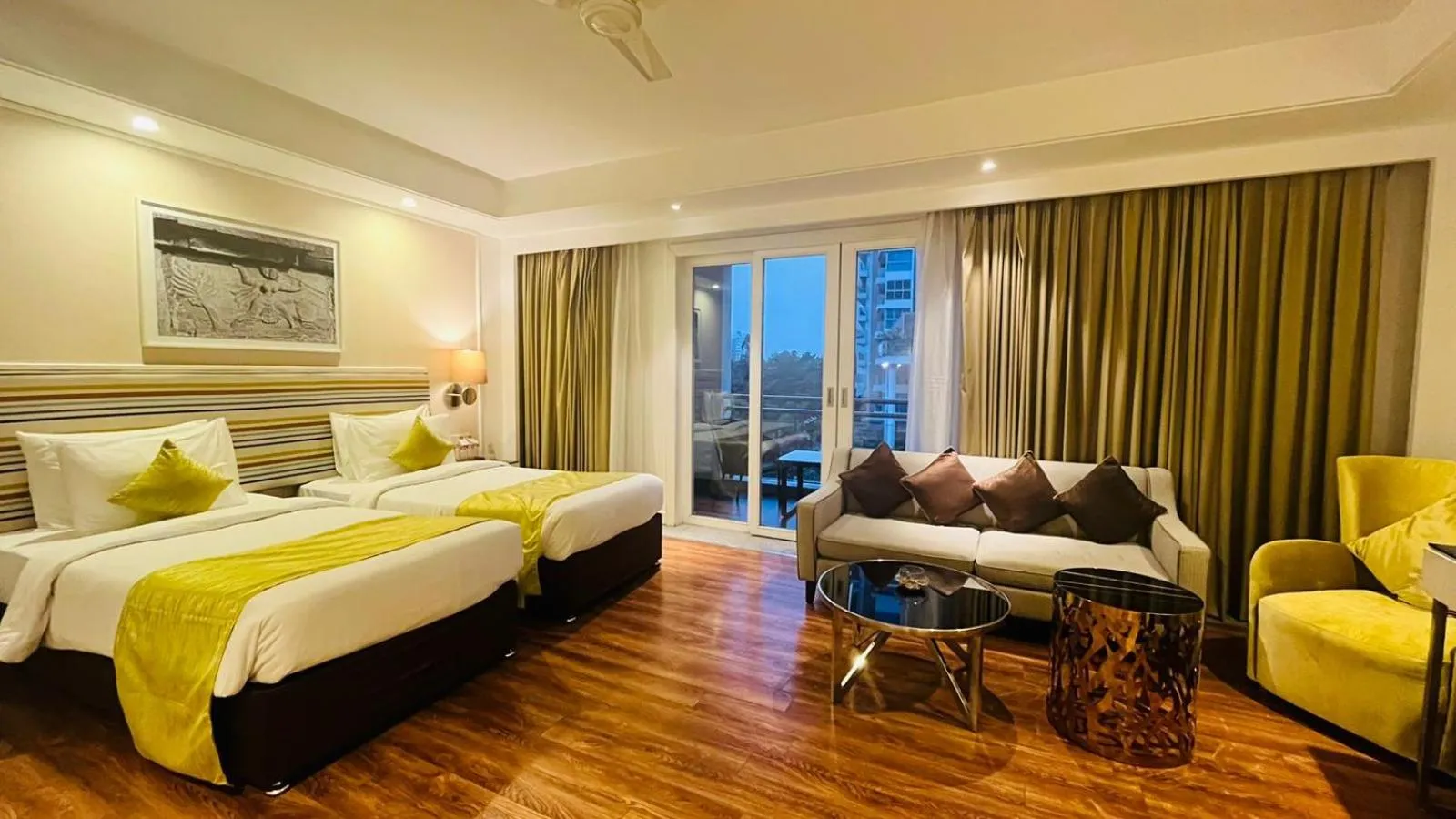 Bed in Amanora The Fern Hotels & Club