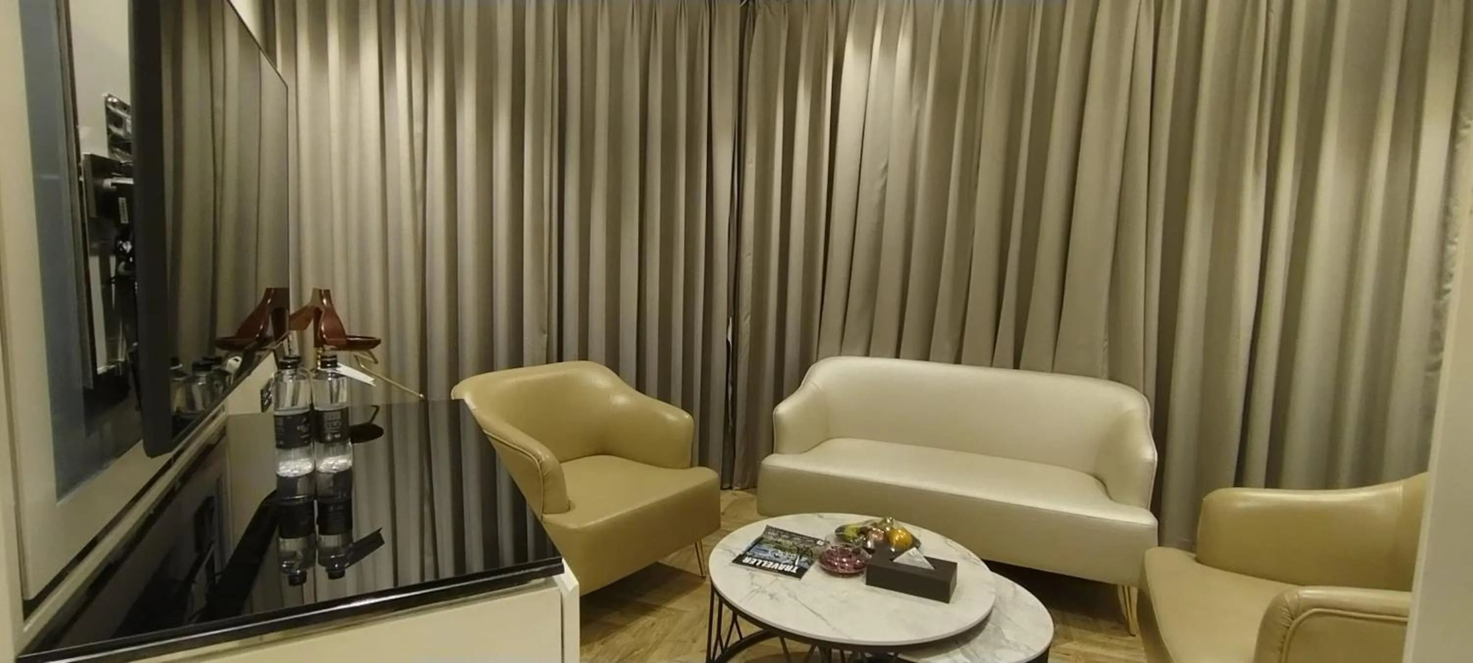 Seating area in Amanora The Fern Hotels & Club