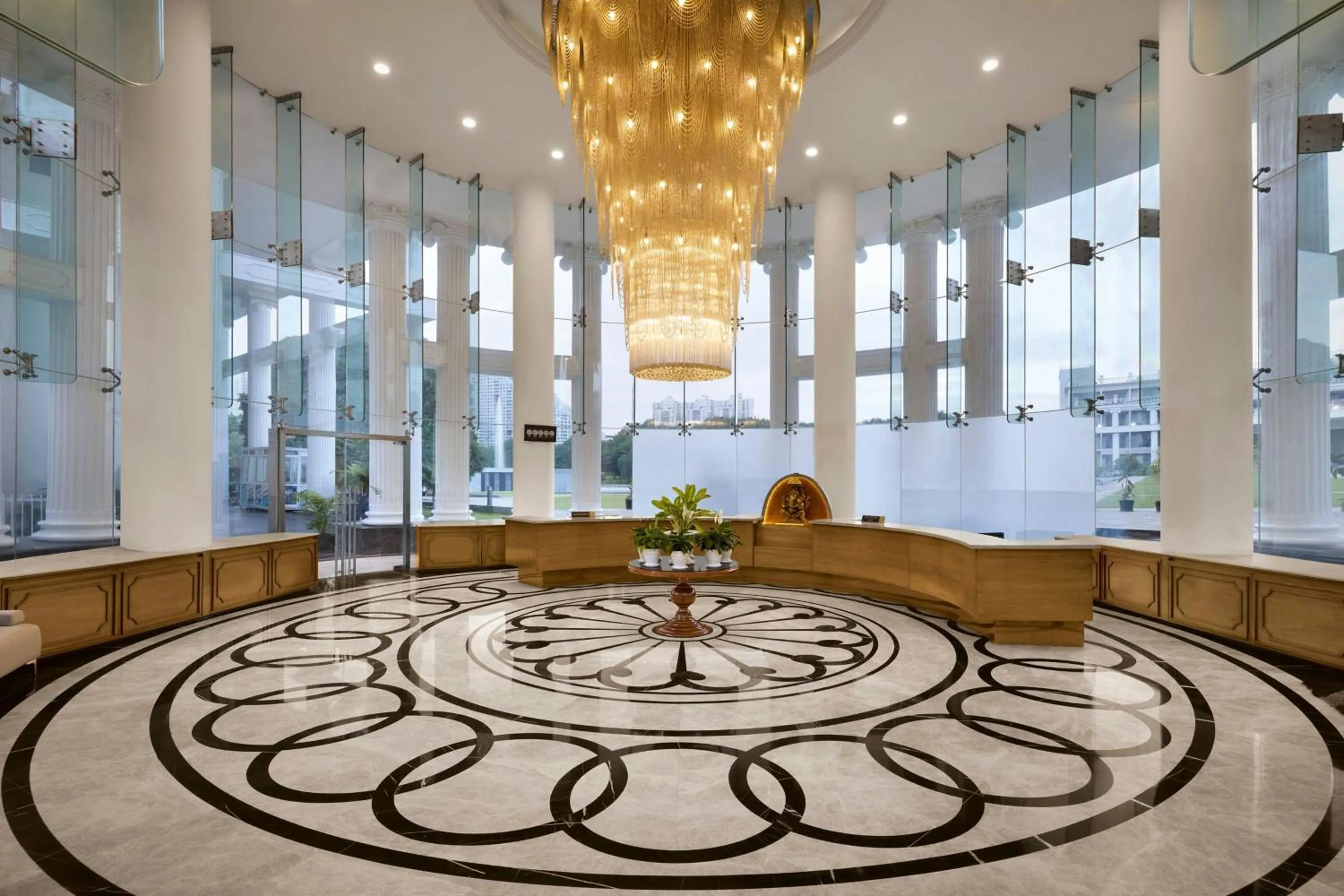 Lobby or reception in Amanora The Fern Pune, Series by Marriott