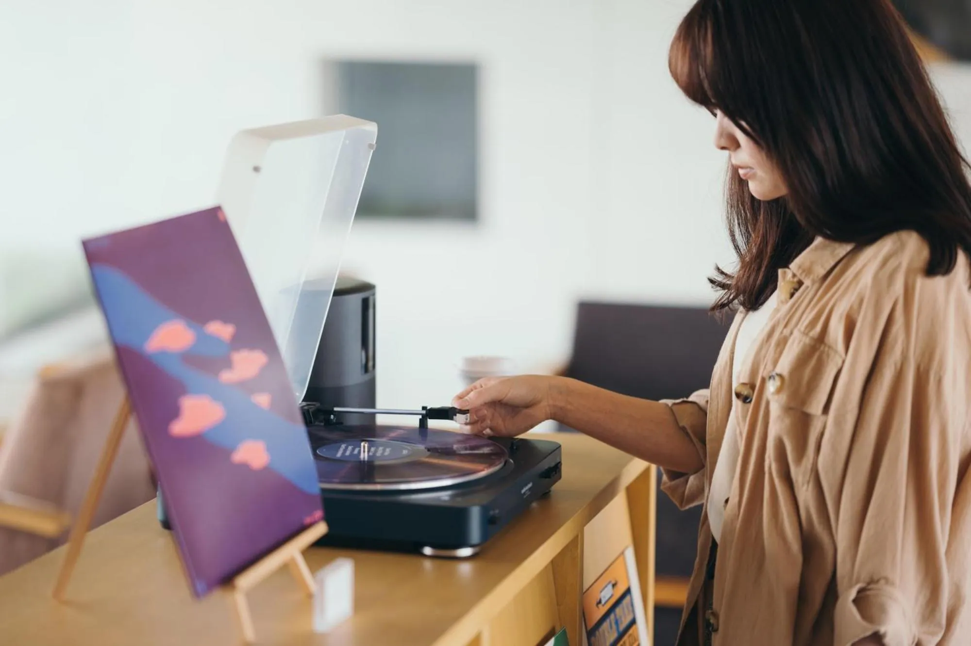 Communal lounge/ TV room in Setre Marina Biwako