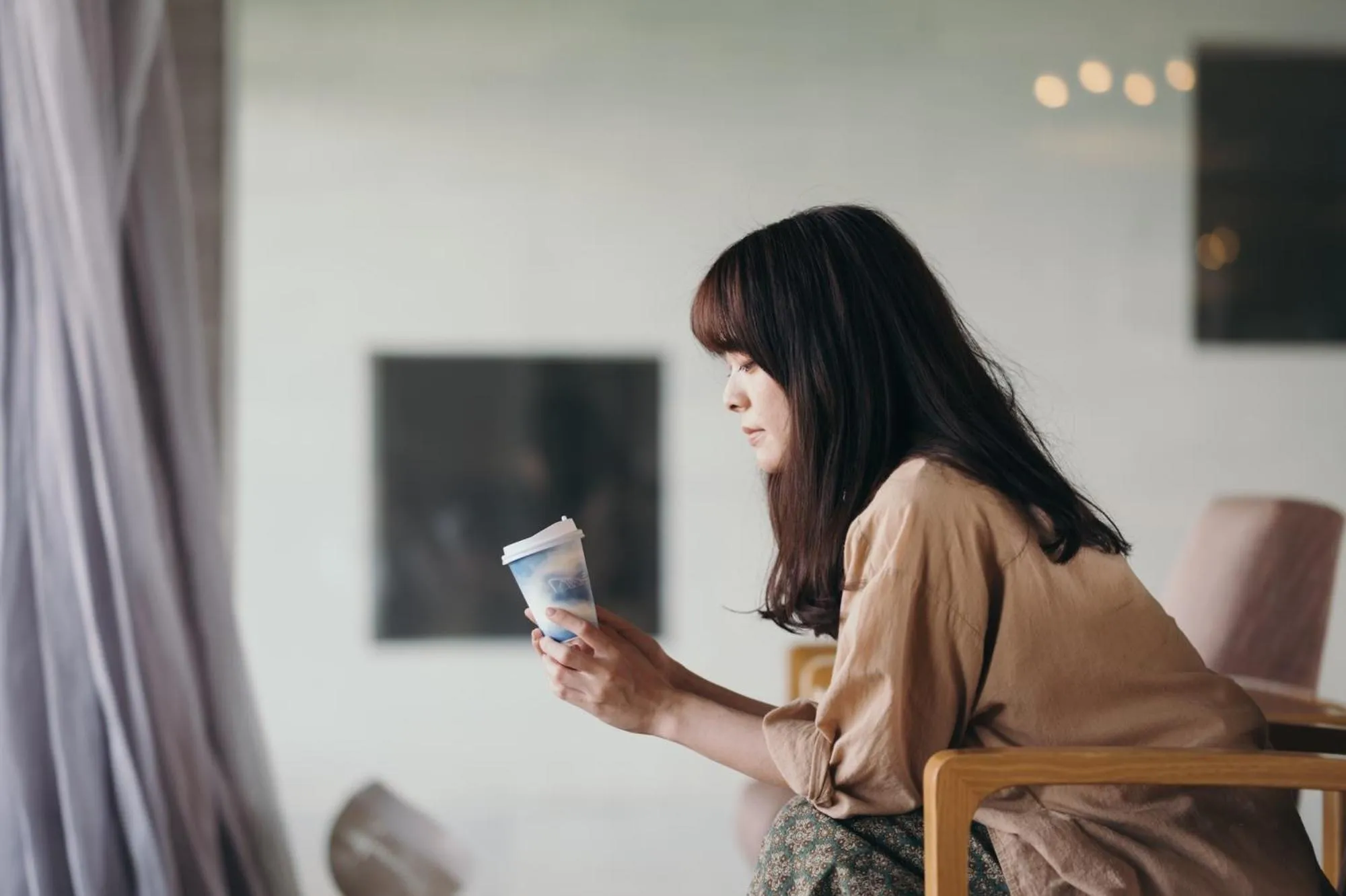 Communal lounge/ TV room in Setre Marina Biwako