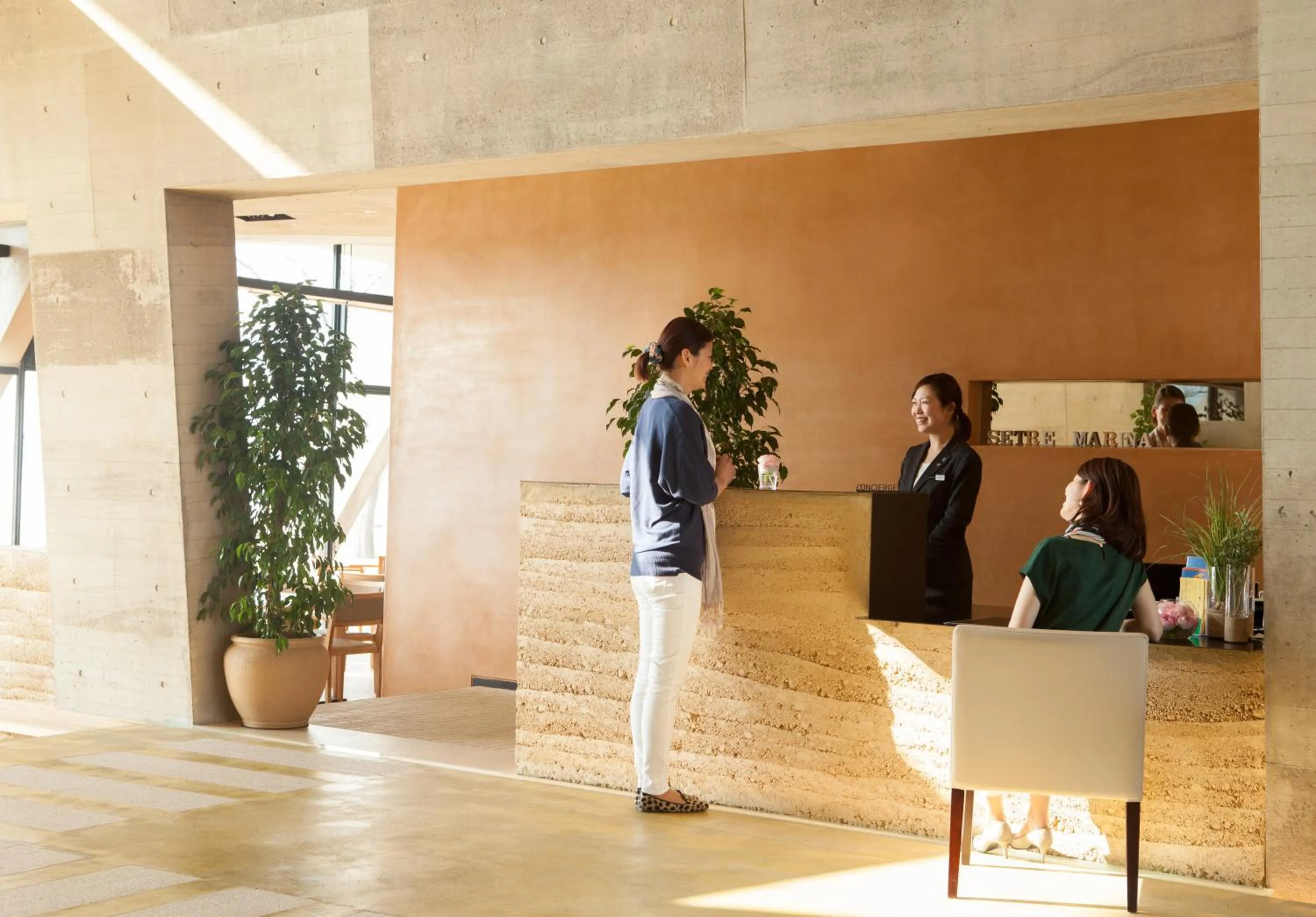 Lobby or reception in Setre Marina Biwako