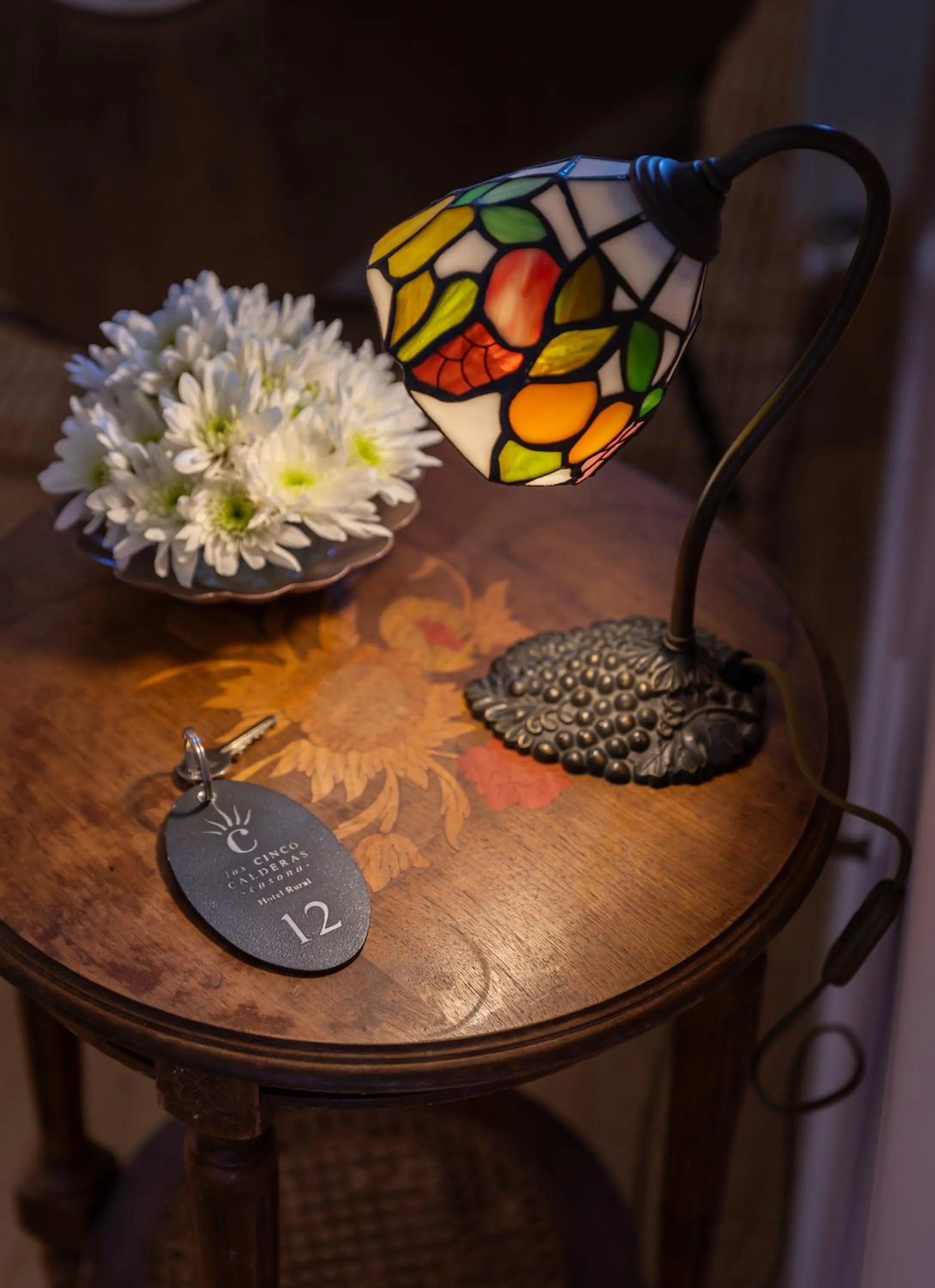 Decorative detail in Casona Las Cinco Calderas