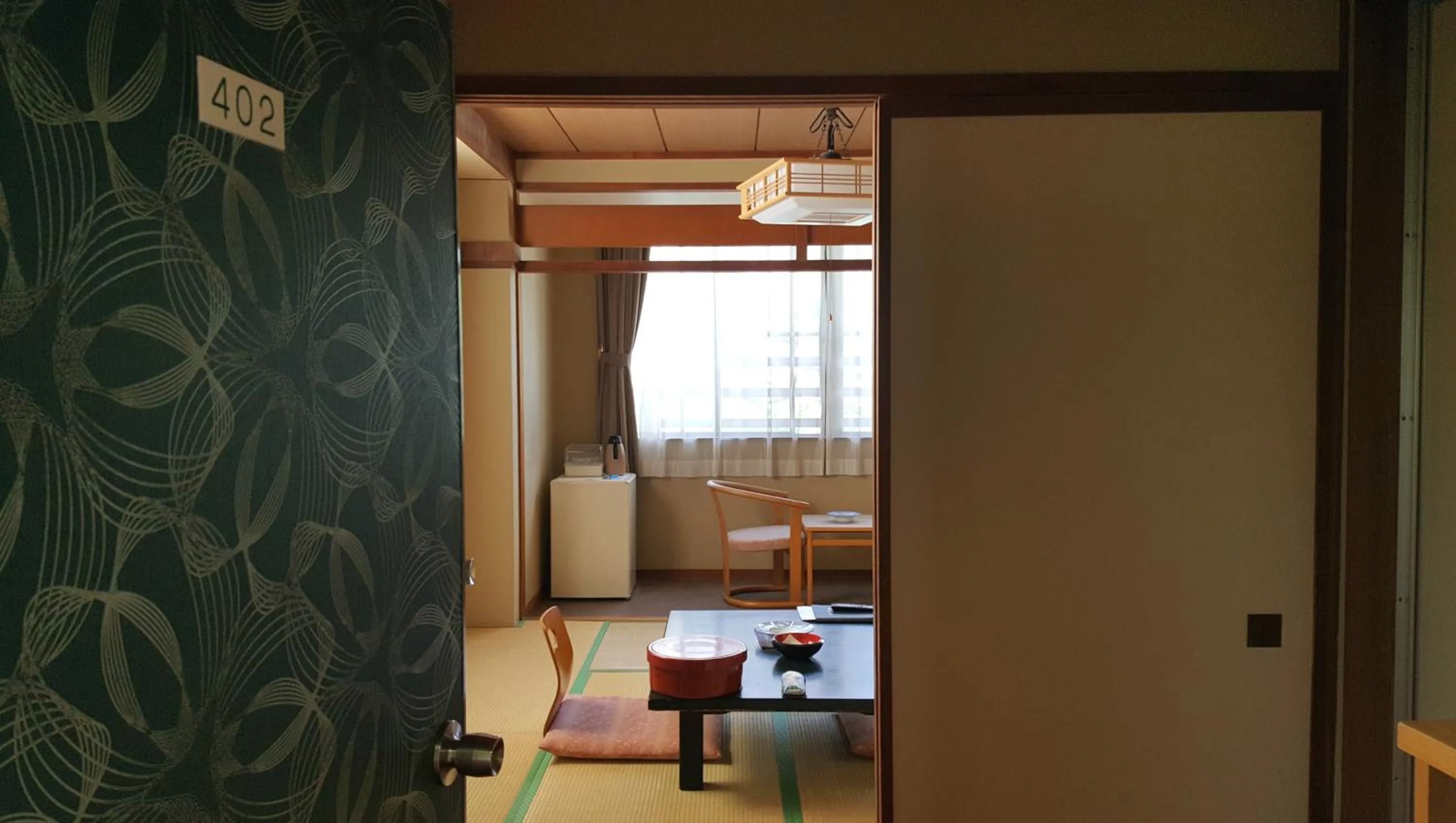Seating area in Satoya Ryokan