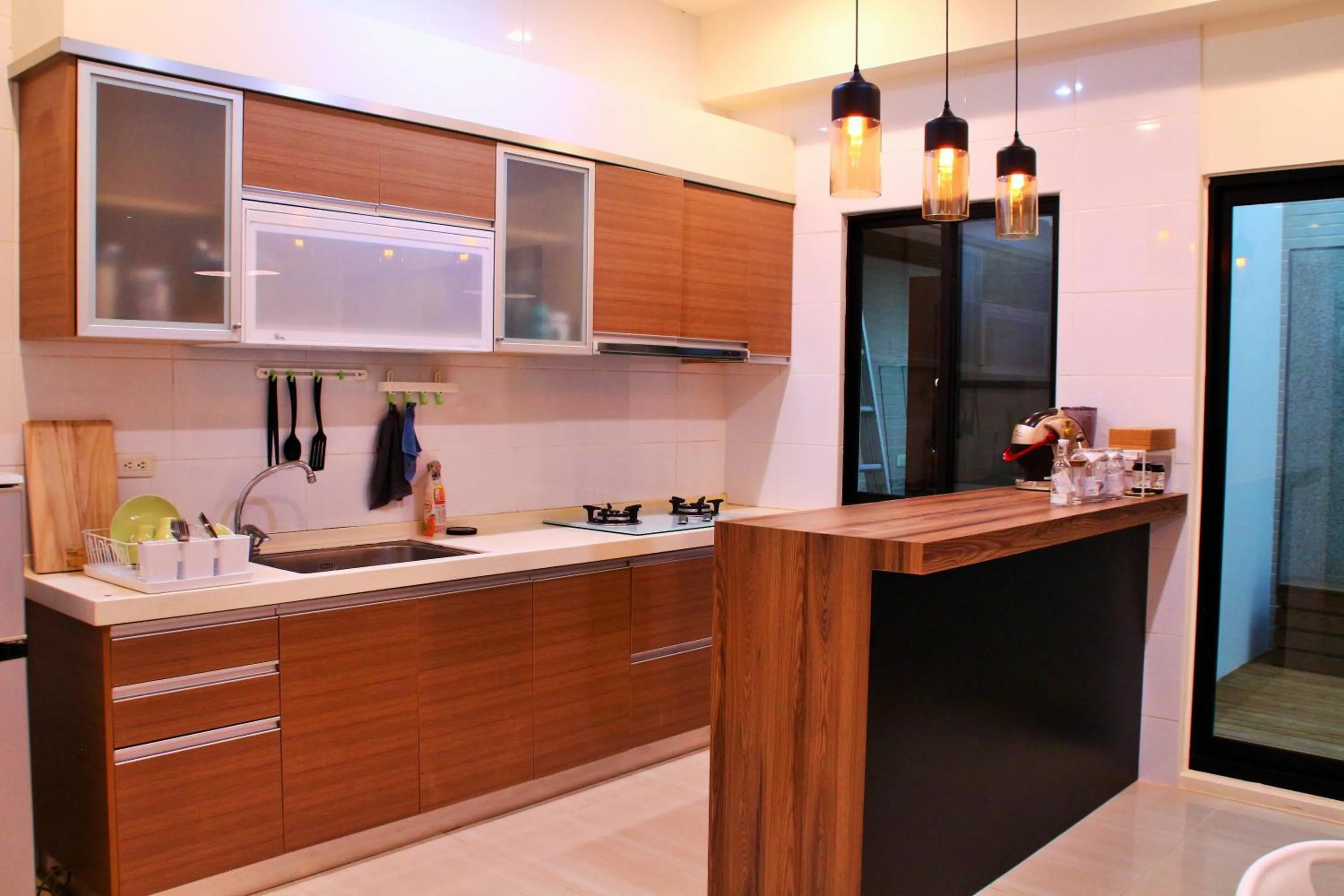 Communal kitchen in 胖蝸牛親子民宿