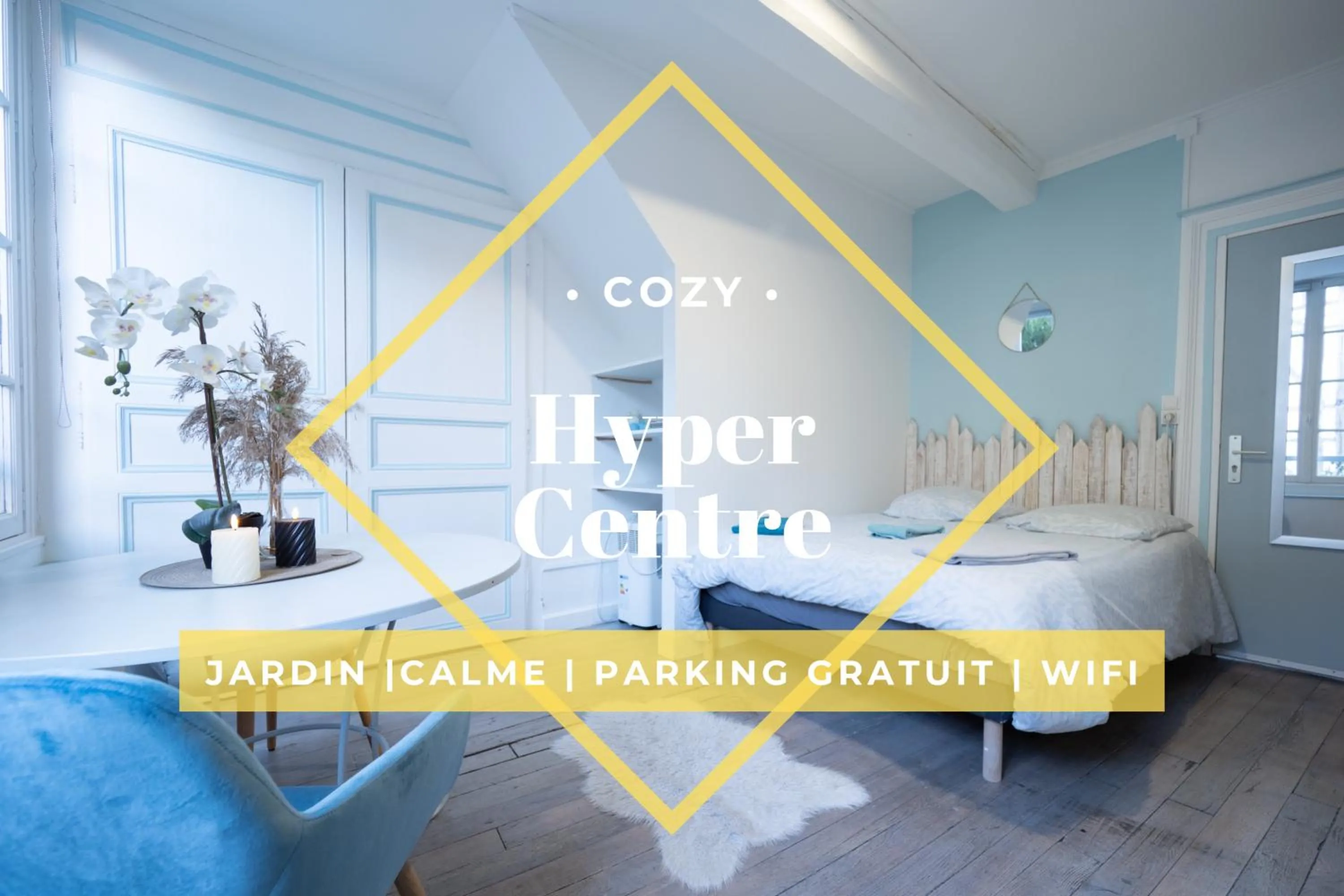 One-Bedroom Apartment in L'Oiseau De La Cathédrale - Calme - Jardin - Wifi