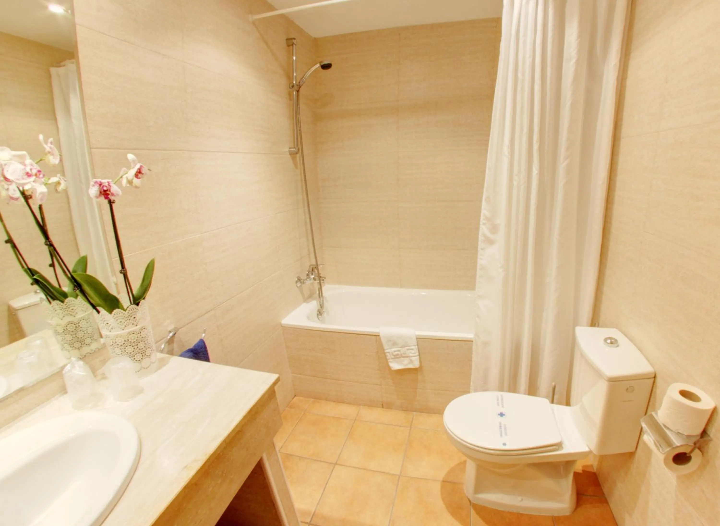 Bathroom in Hotel Montané