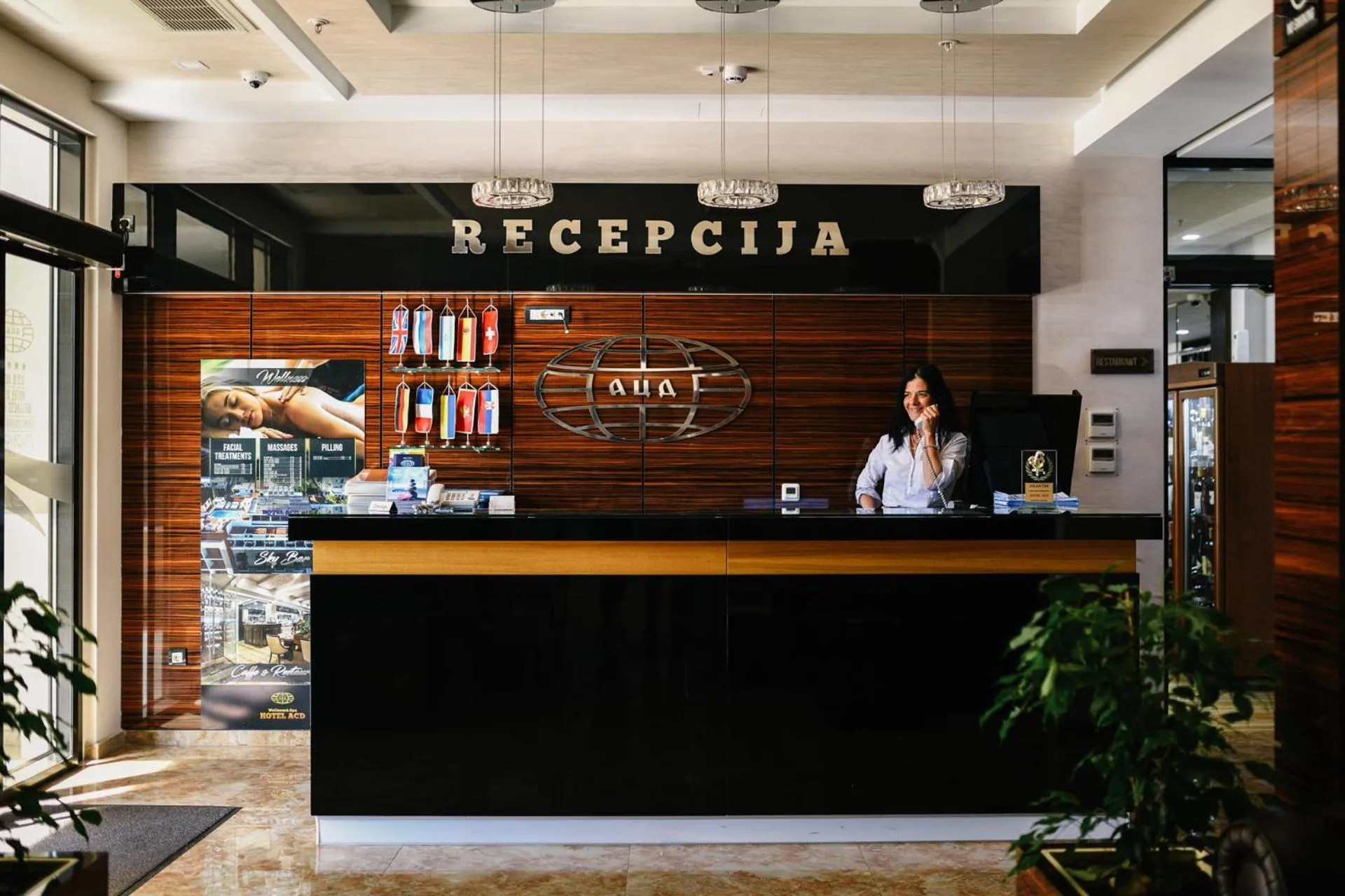 Lobby or reception in Wellness & Spa Hotel ACD