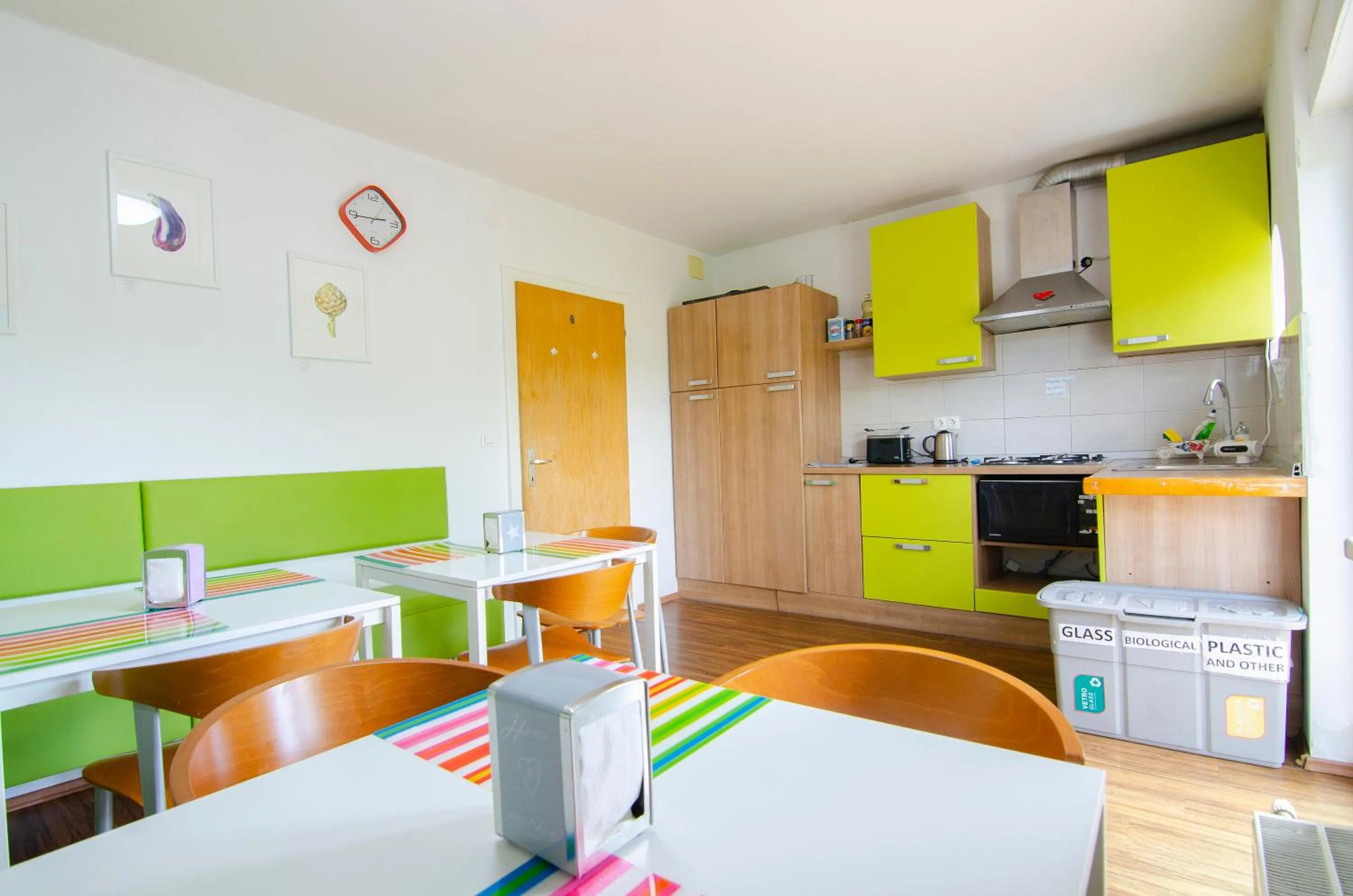 Kitchen or kitchenette in Family Guesthouse GreenSLO