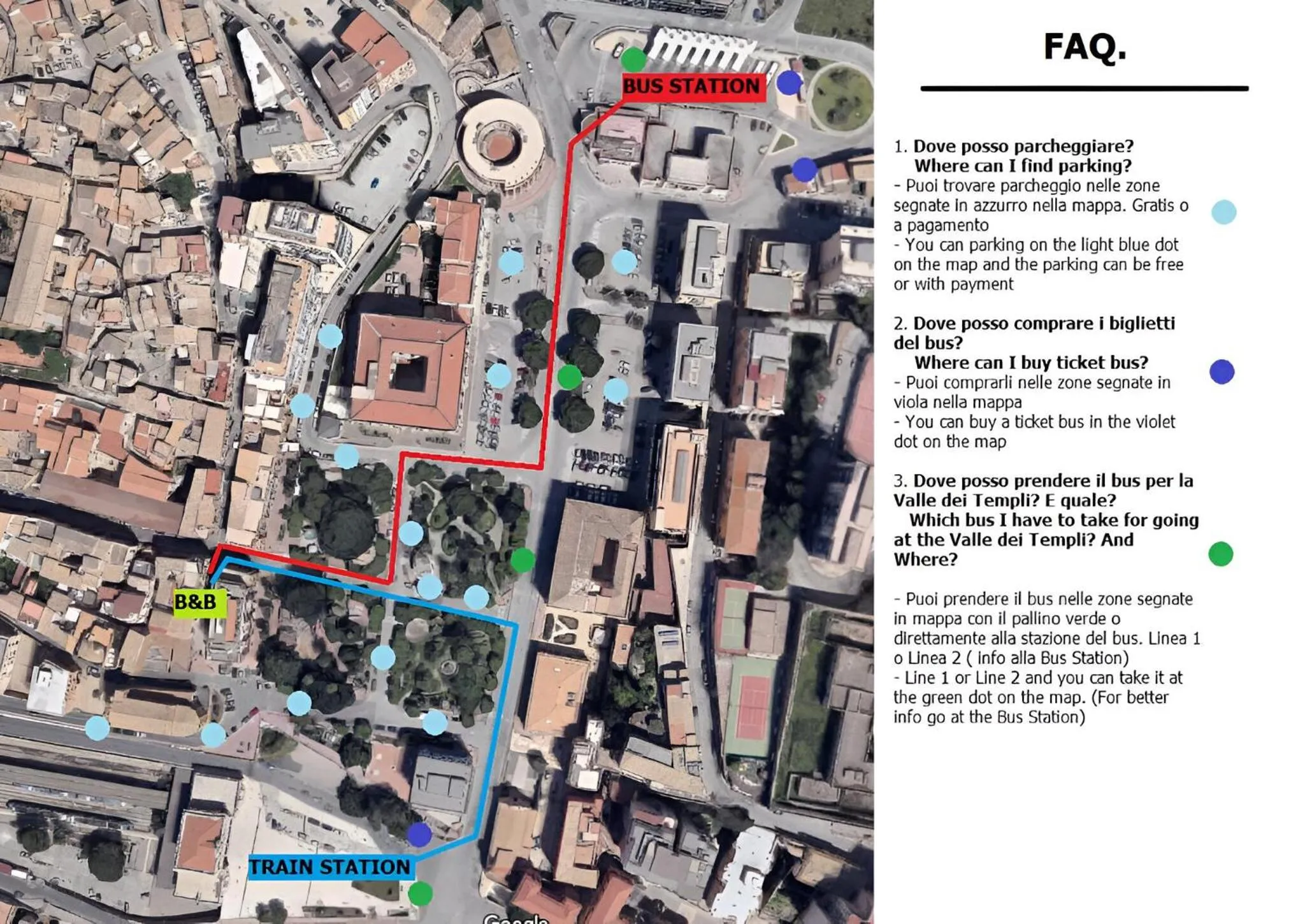 Text overlay in B&B Porta di Ponte