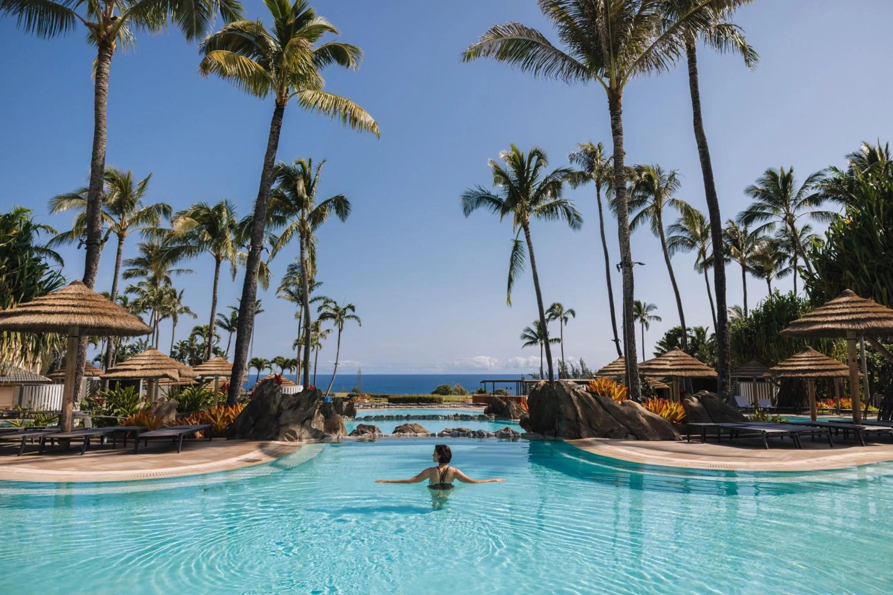Swimming pool in The Ritz-Carlton Maui, Kapalua