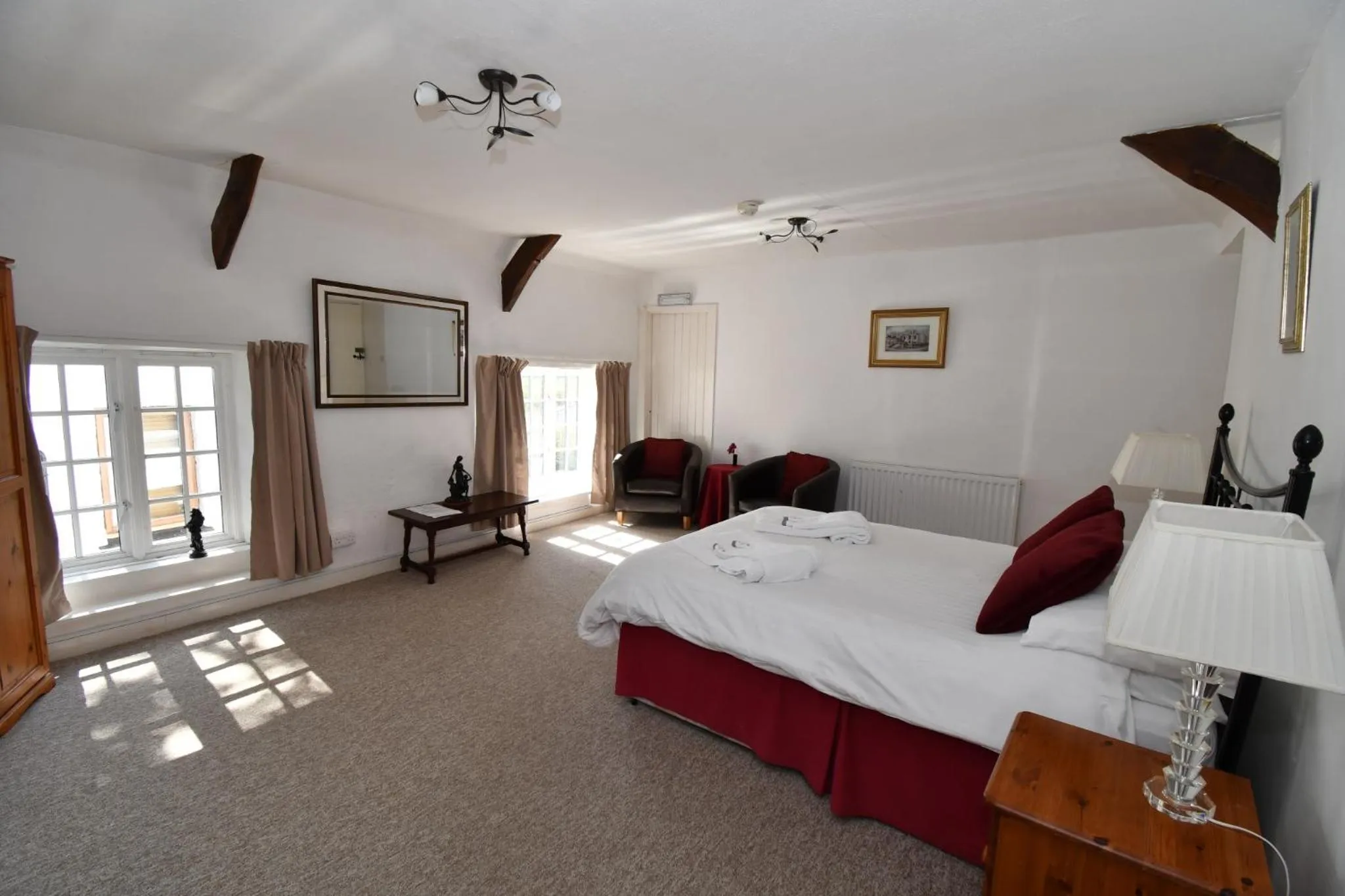 Bed in The Weary Friar Inn