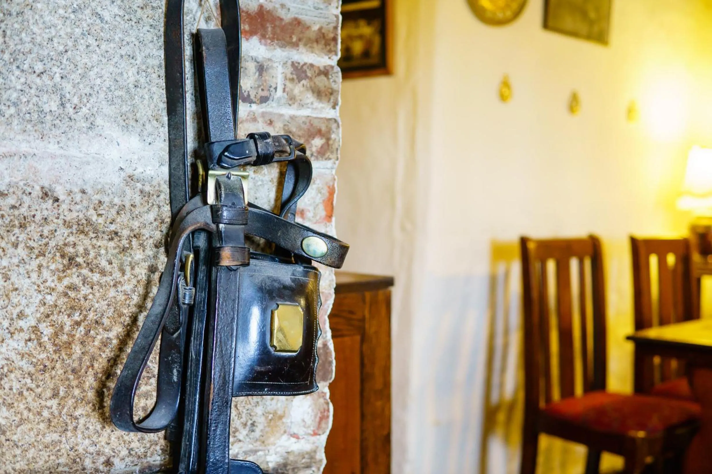 Decorative detail in The Weary Friar Inn