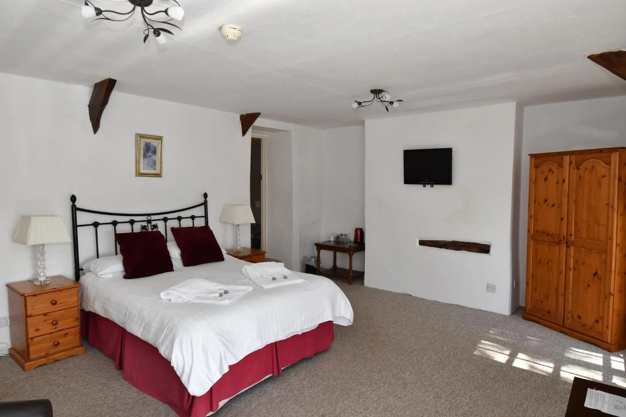 Bed in The Weary Friar Inn