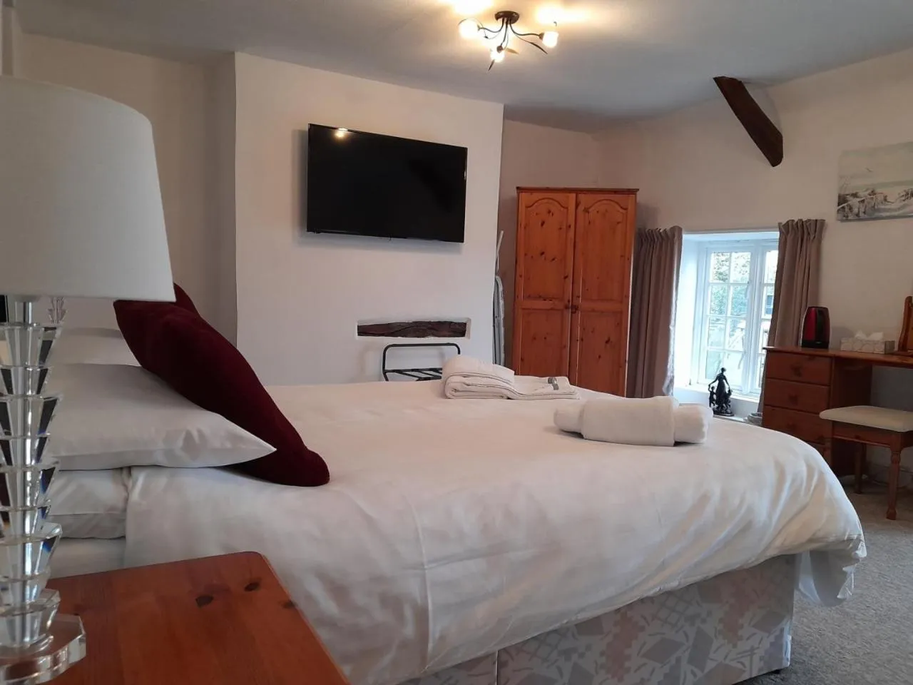 Bed in The Weary Friar Inn