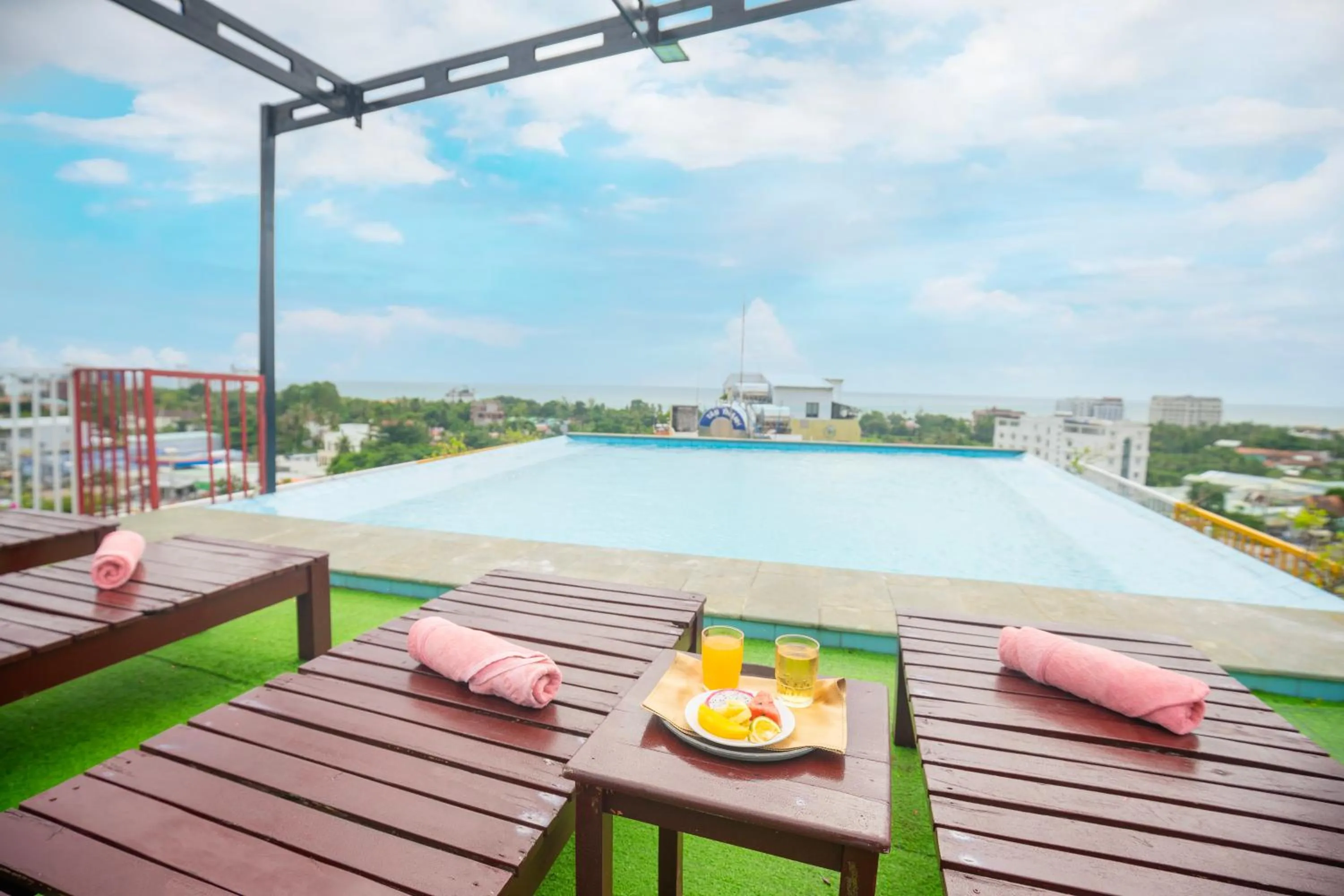 Balcony/Terrace in Golden Daisy Hotel Phu Quoc