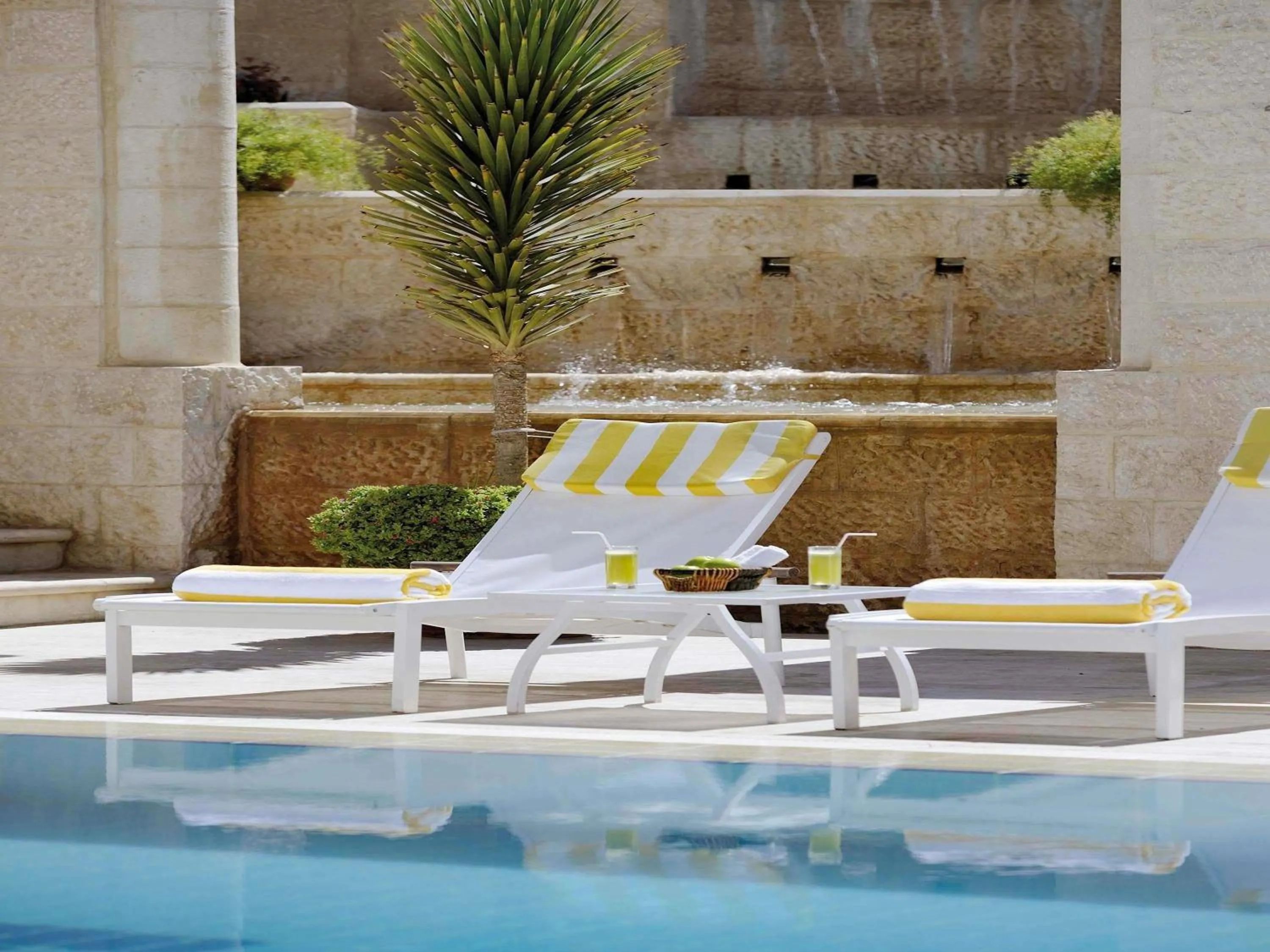 Pool view in Mövenpick Resort Petra