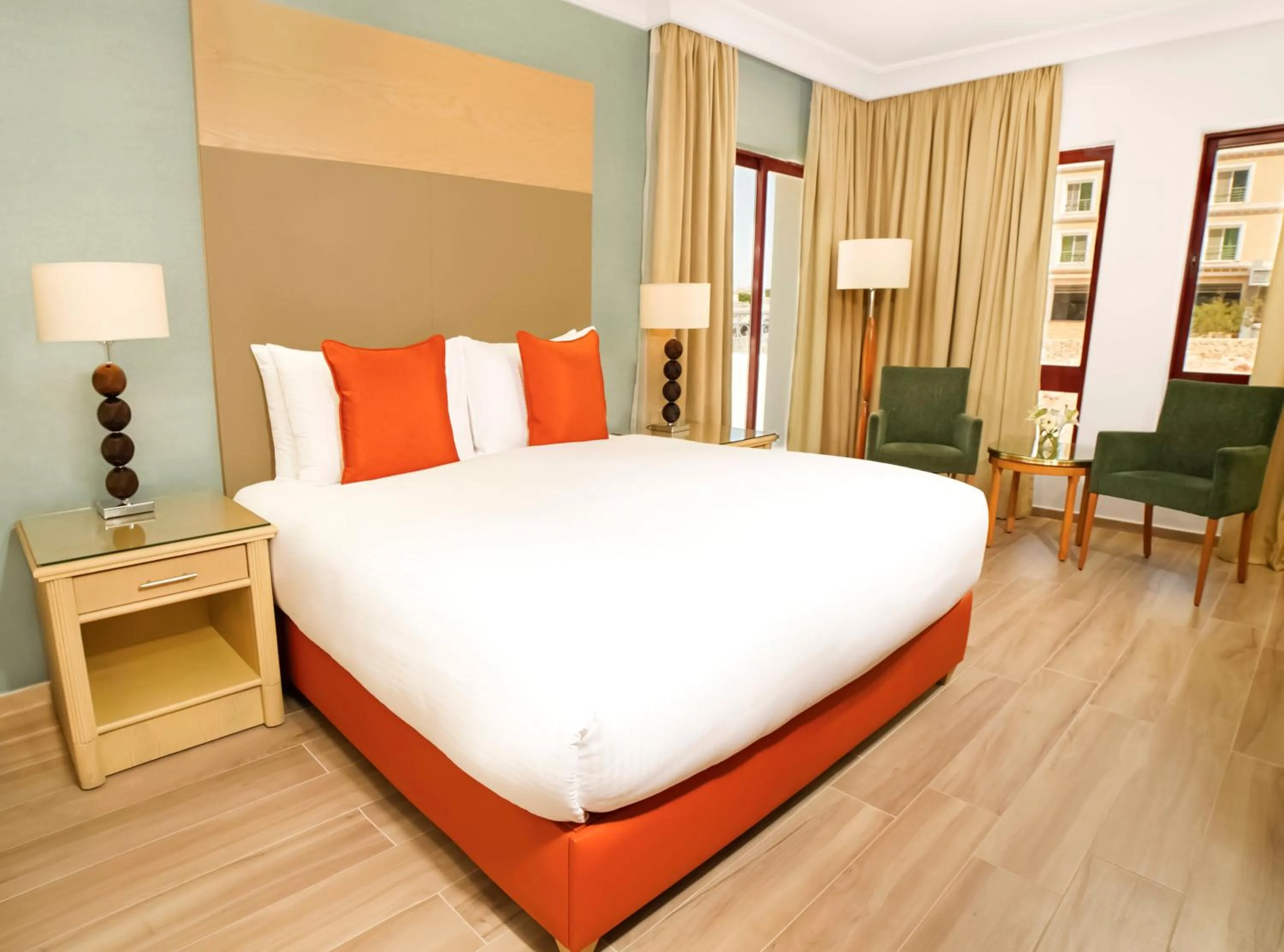 Bed in Mövenpick Resort Petra