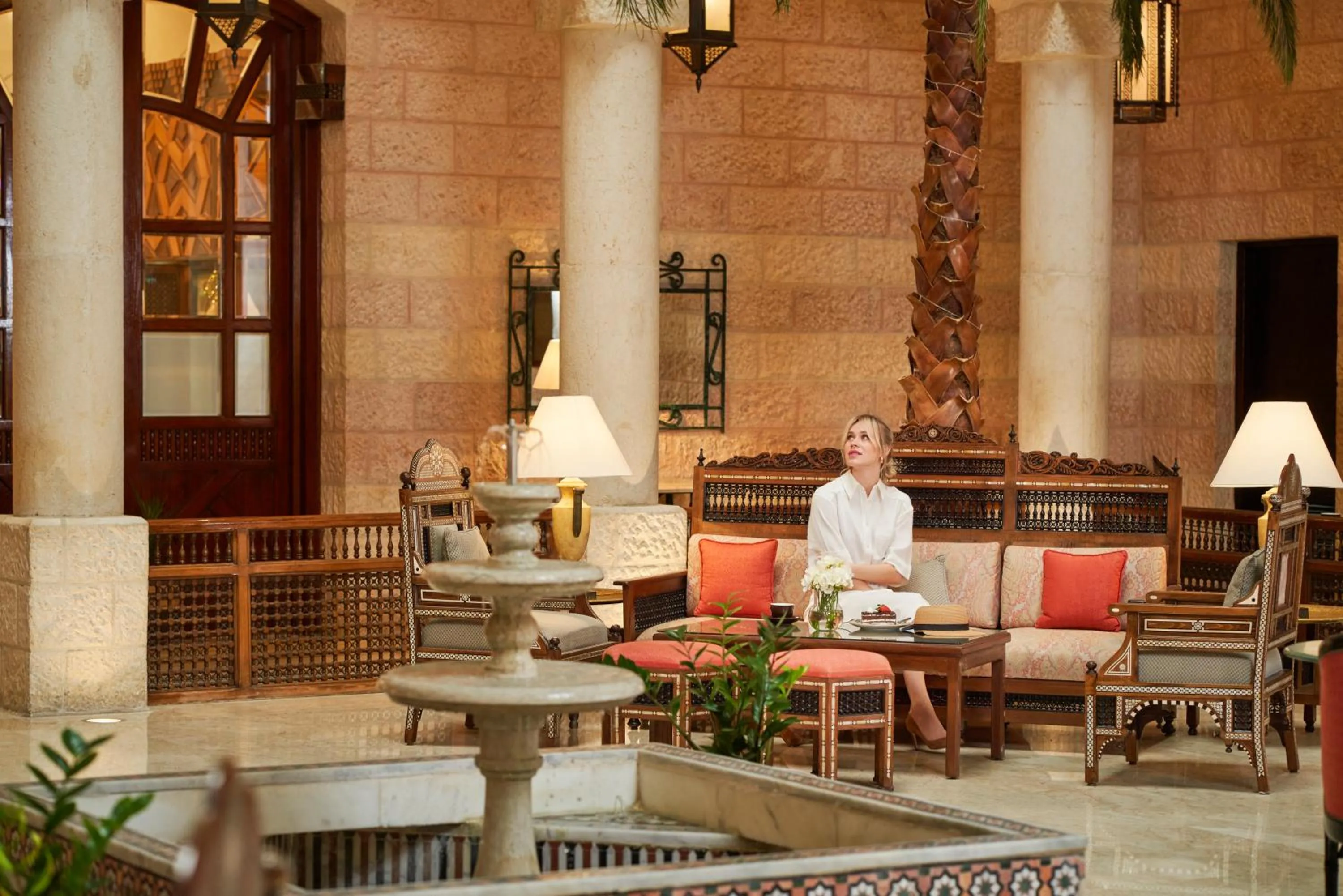 Lobby or reception in Mövenpick Resort Petra