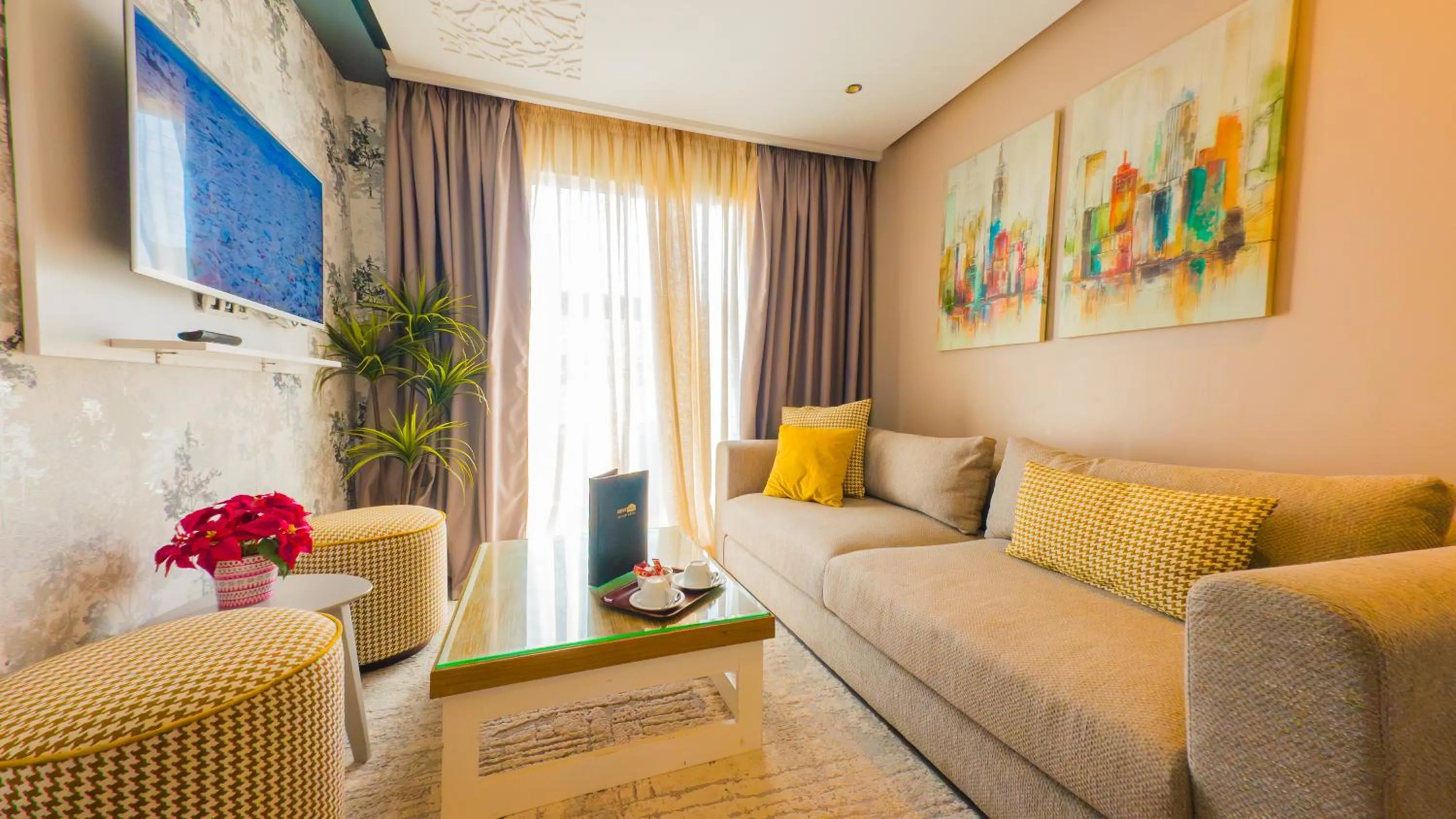 Living room in RENT-INN Suites Hotel