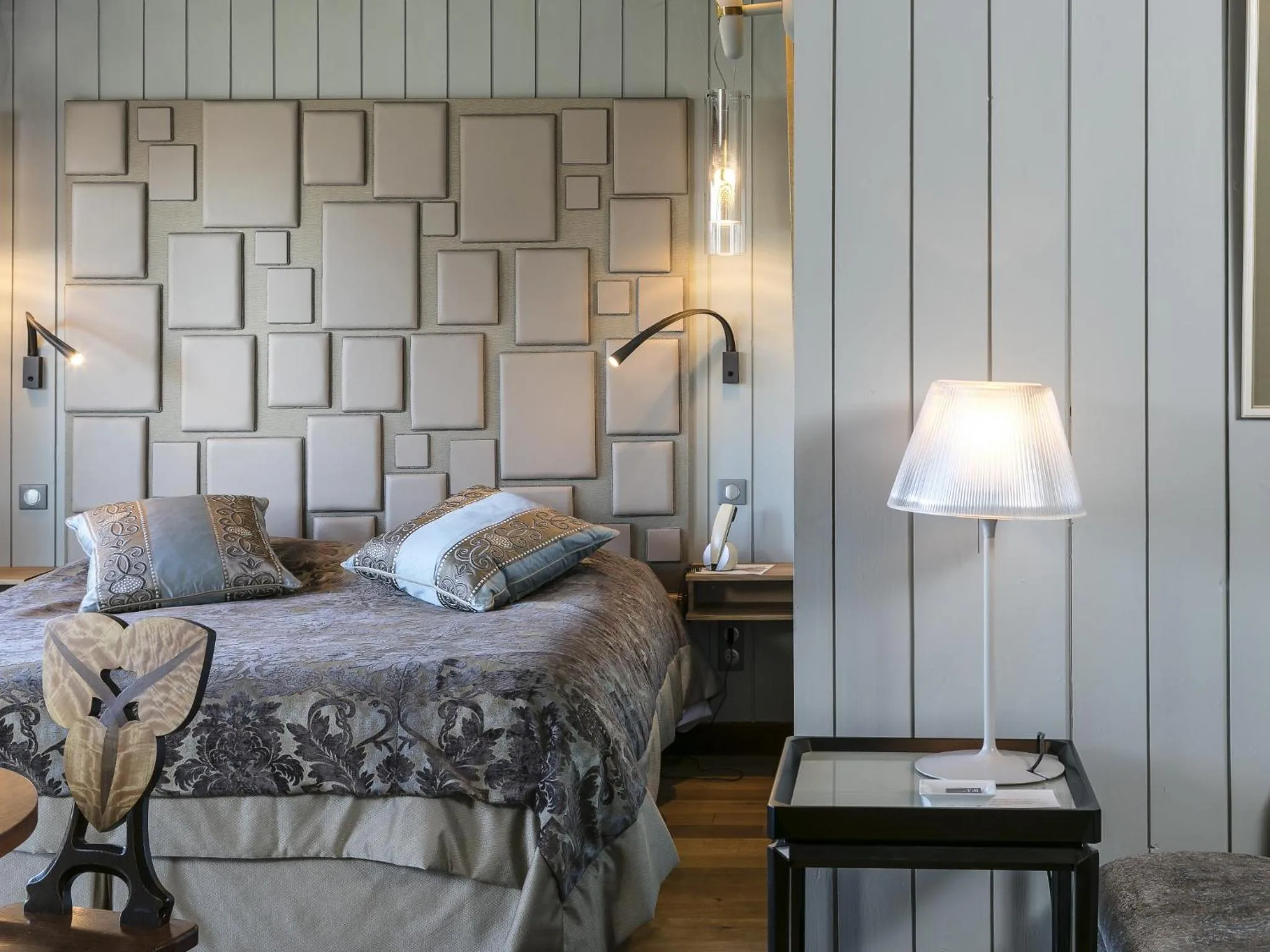 Bedroom, Bed in Hotel des Berges, Restaurant Gastronomique & Spa