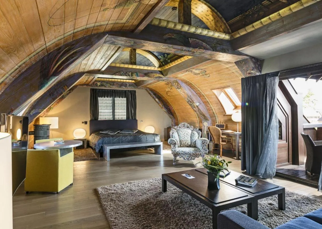 Bed in Hotel des Berges, Restaurant Gastronomique & Spa