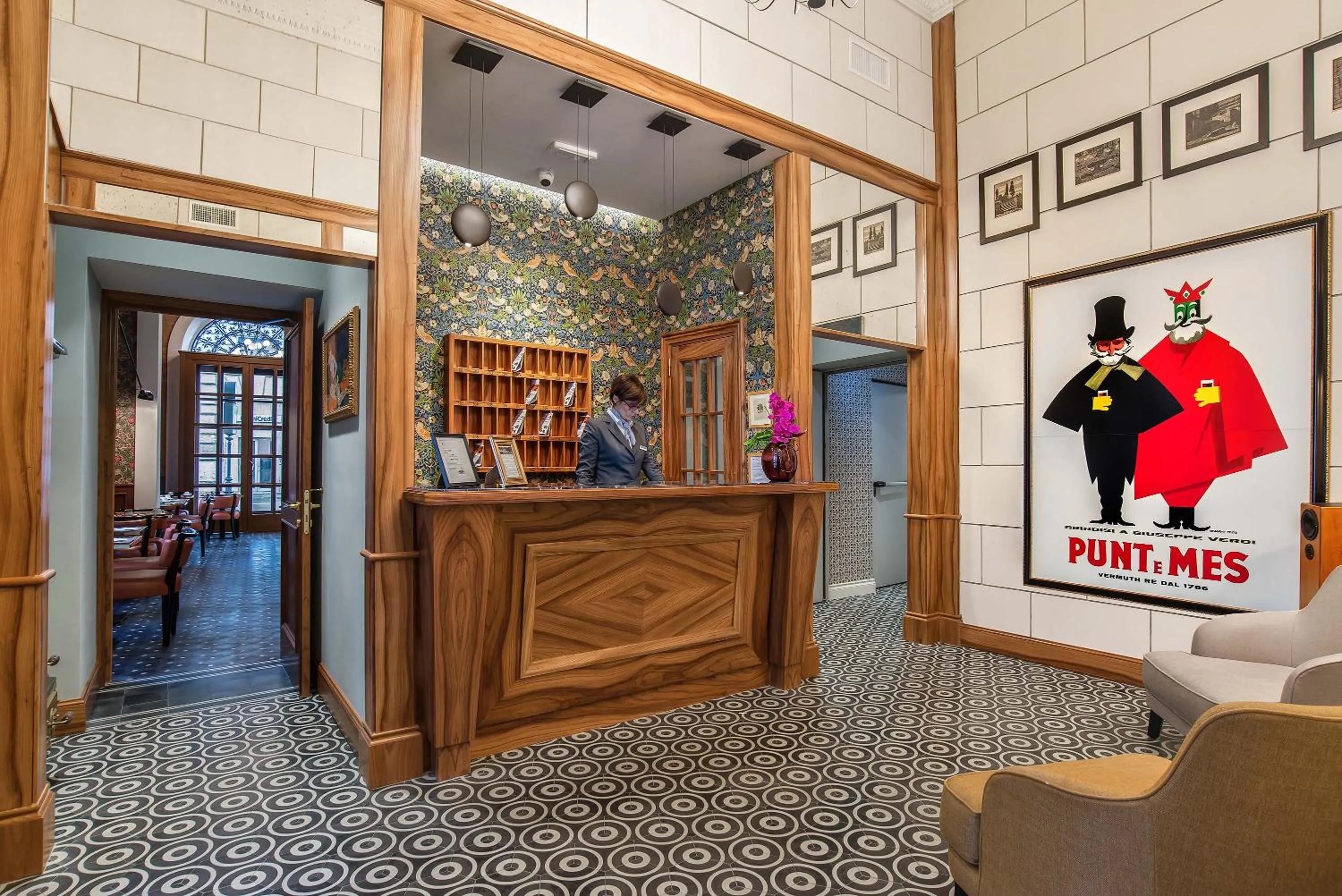 Lobby or reception in Hotel Damaso