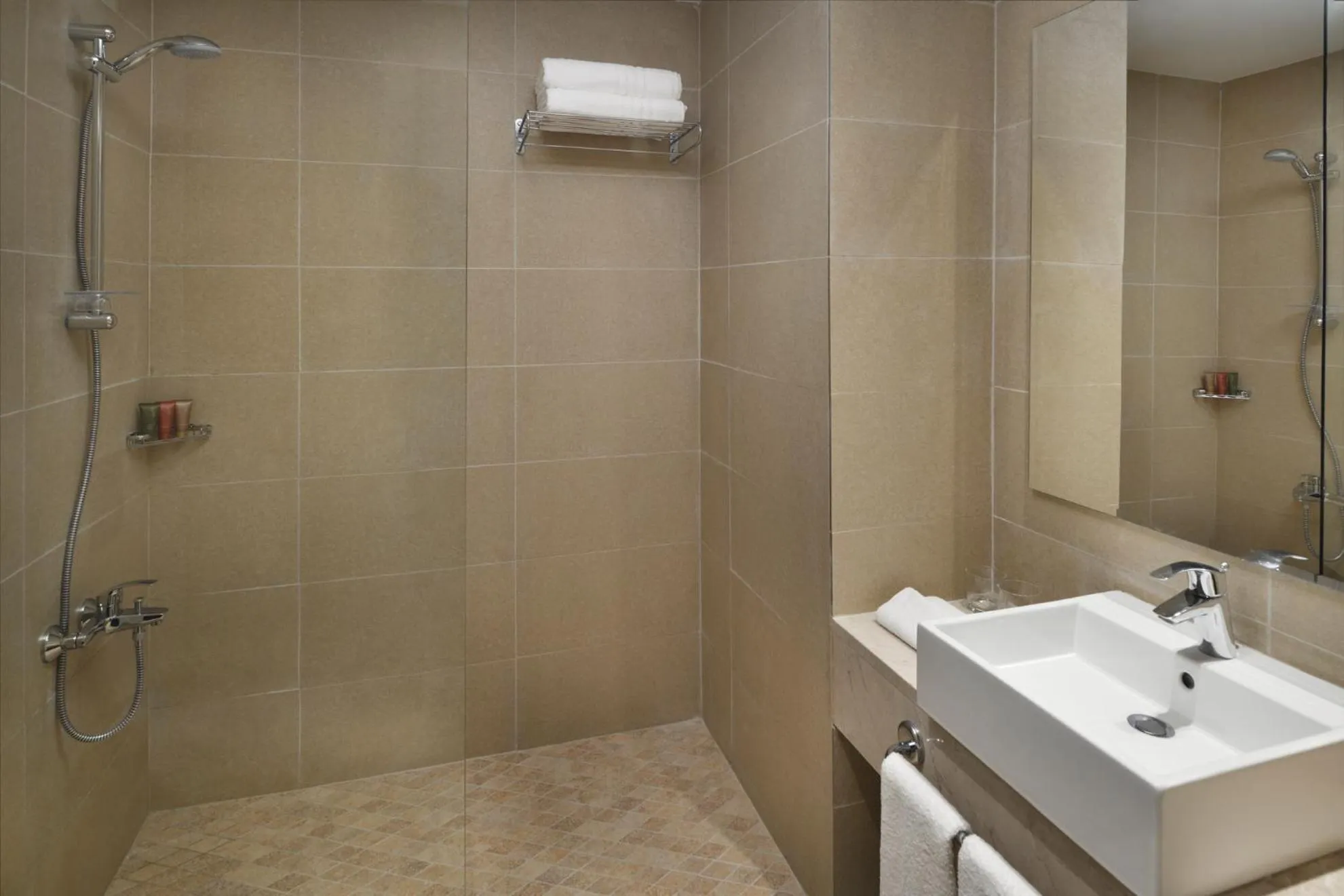 Bathroom in Mövenpick Nabatean Castle Hotel