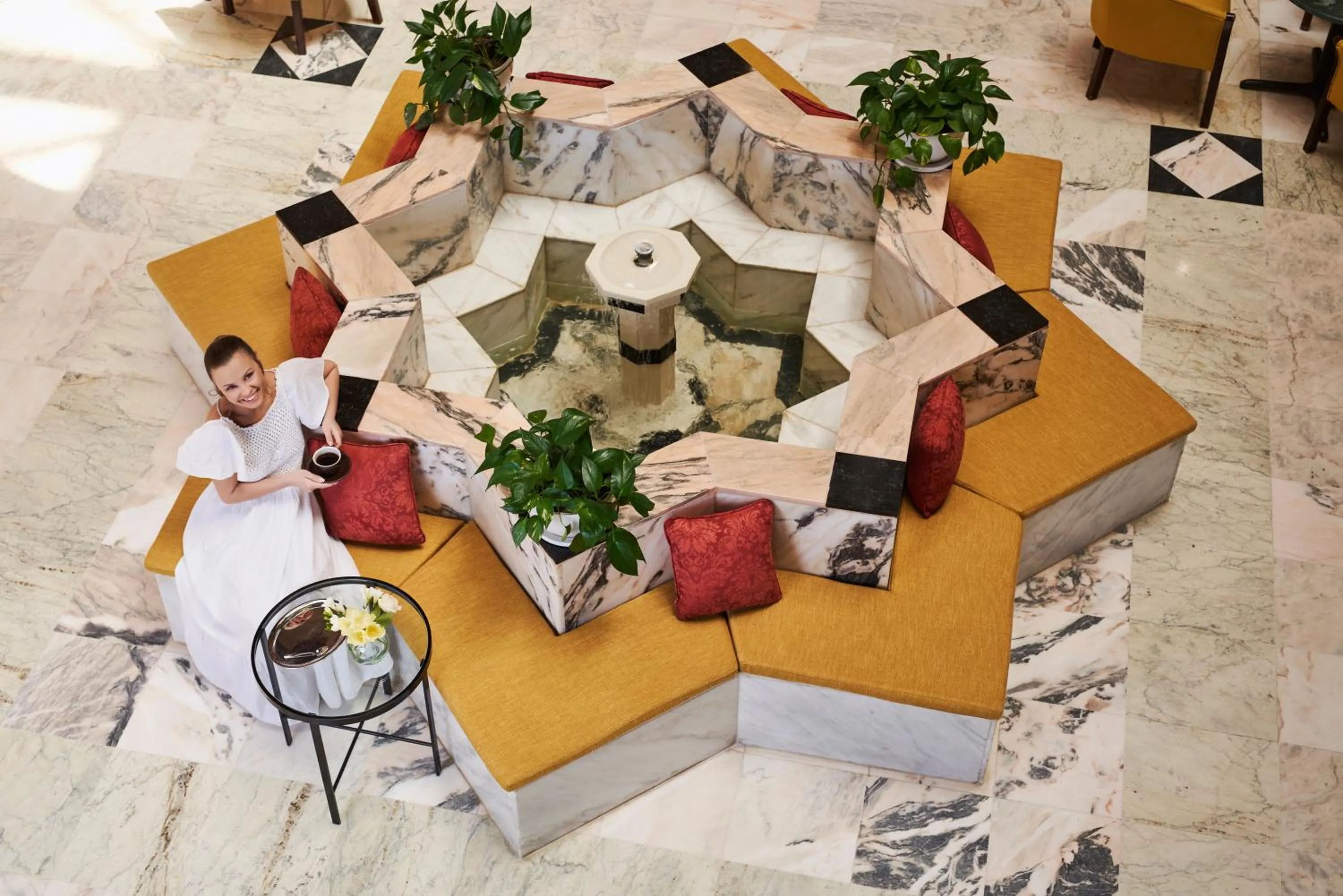 Lobby or reception in Mövenpick Nabatean Castle Hotel