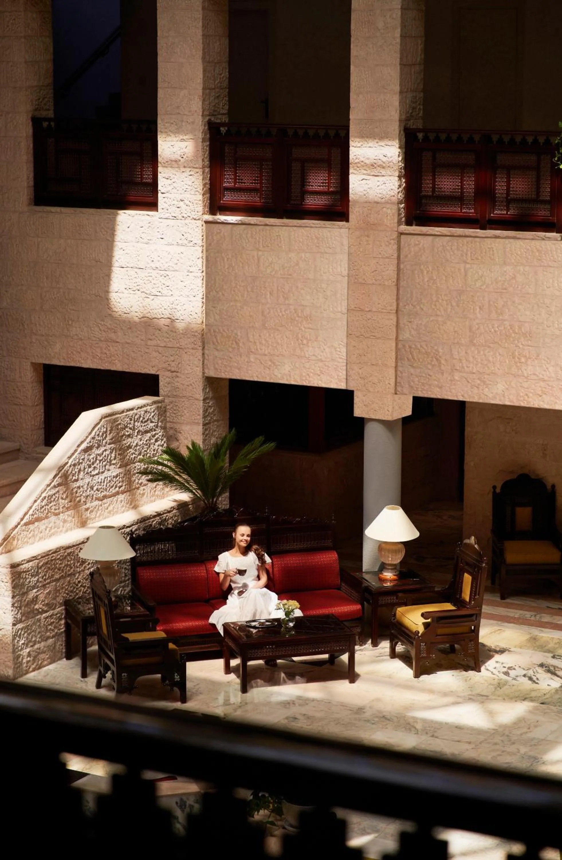 Lobby or reception in Mövenpick Nabatean Castle Hotel