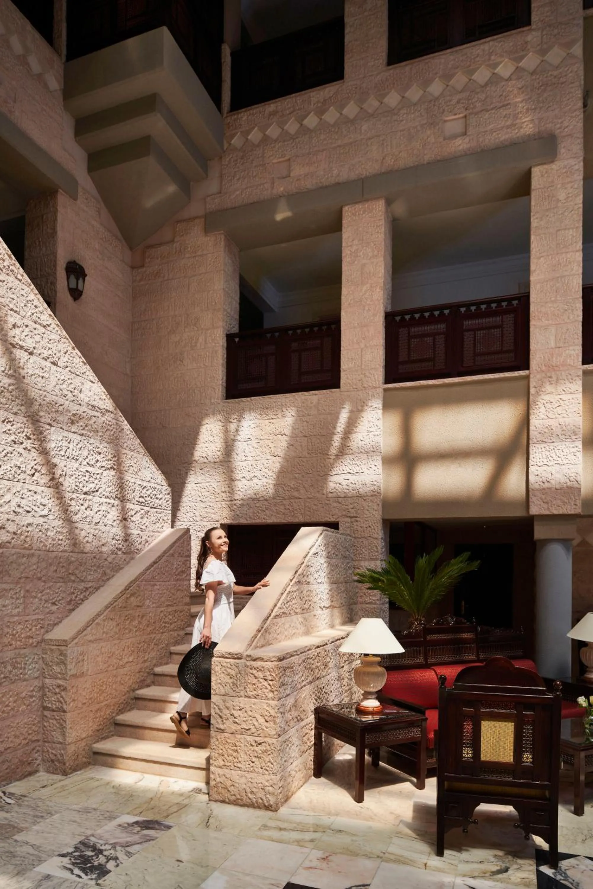 Lobby or reception in Mövenpick Nabatean Castle Hotel