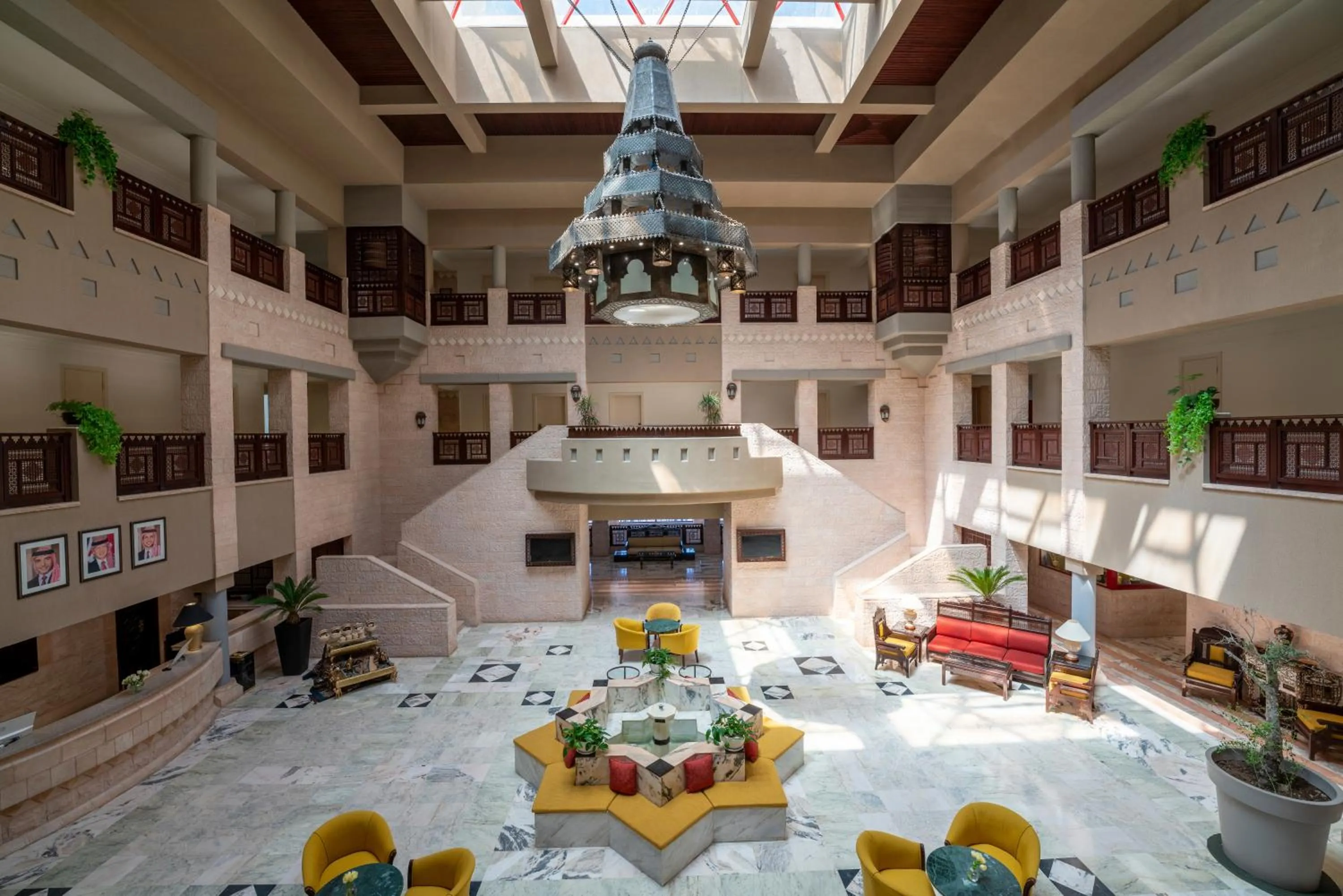 Lobby or reception in Mövenpick Nabatean Castle Hotel