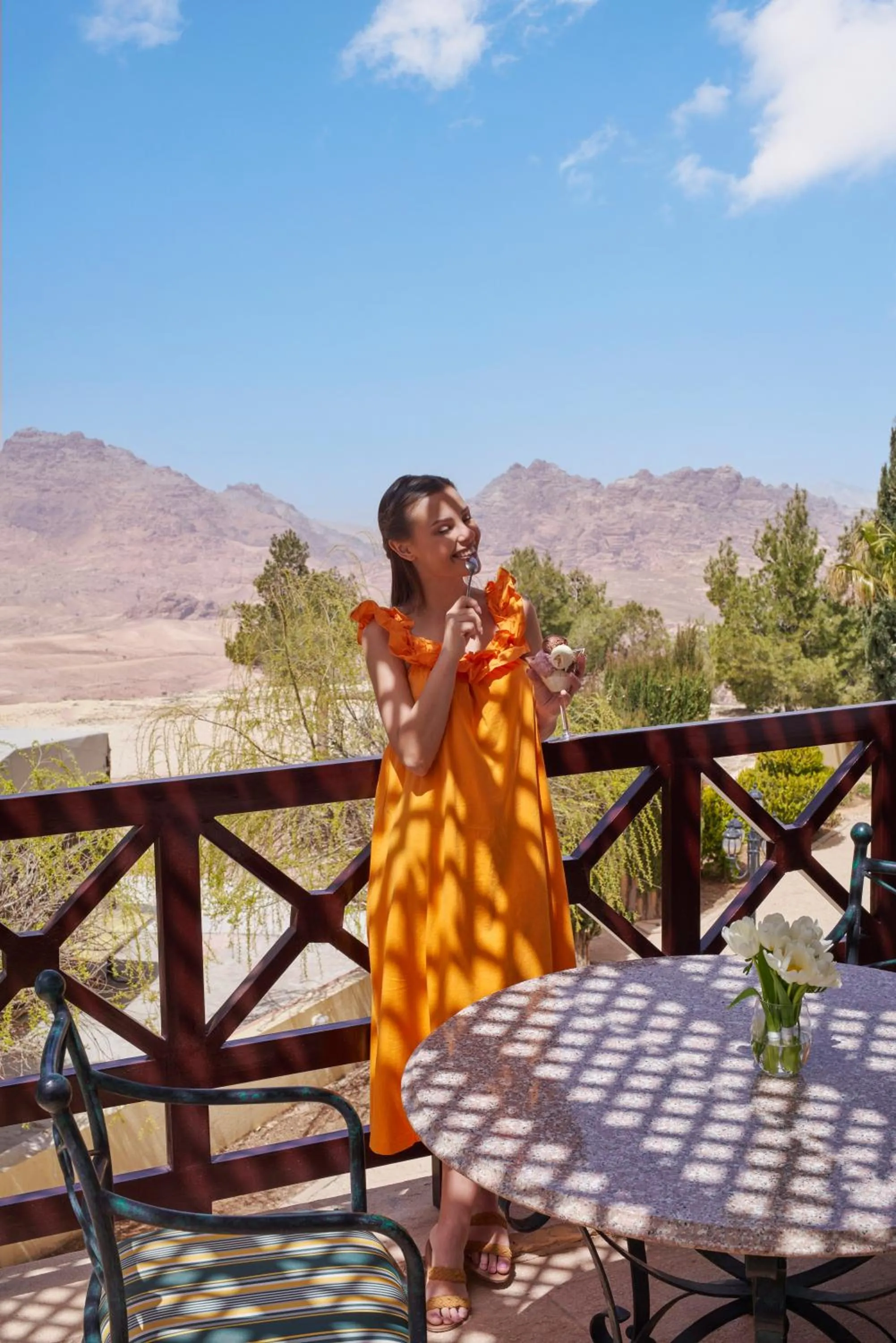 Balcony/Terrace in Mövenpick Nabatean Castle Hotel