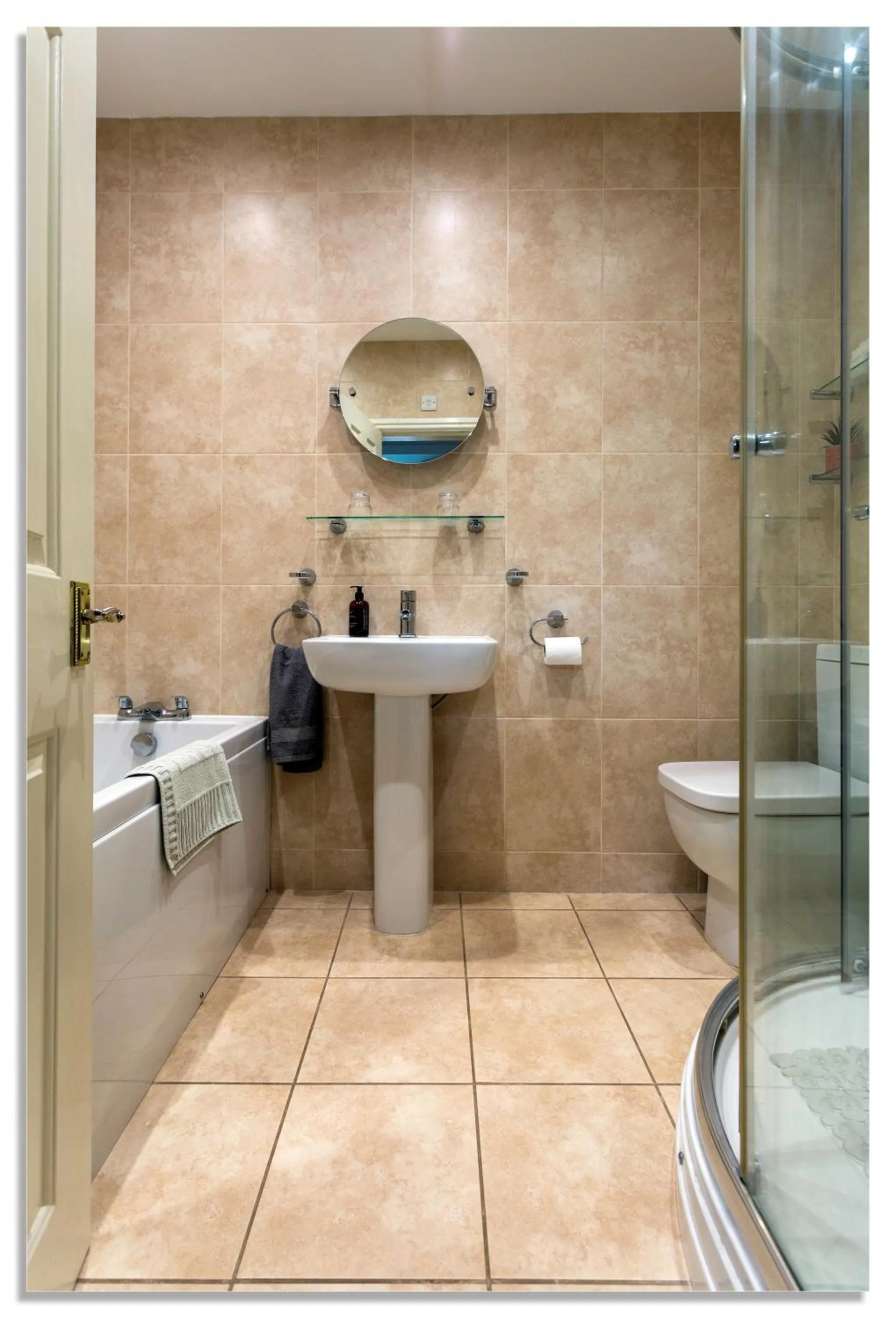 Shower in Strawberry House