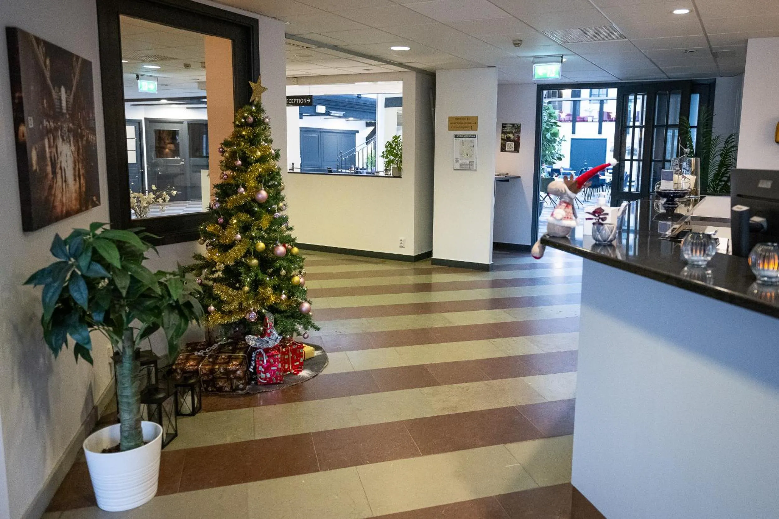 Lobby or reception in Hotel Stensson