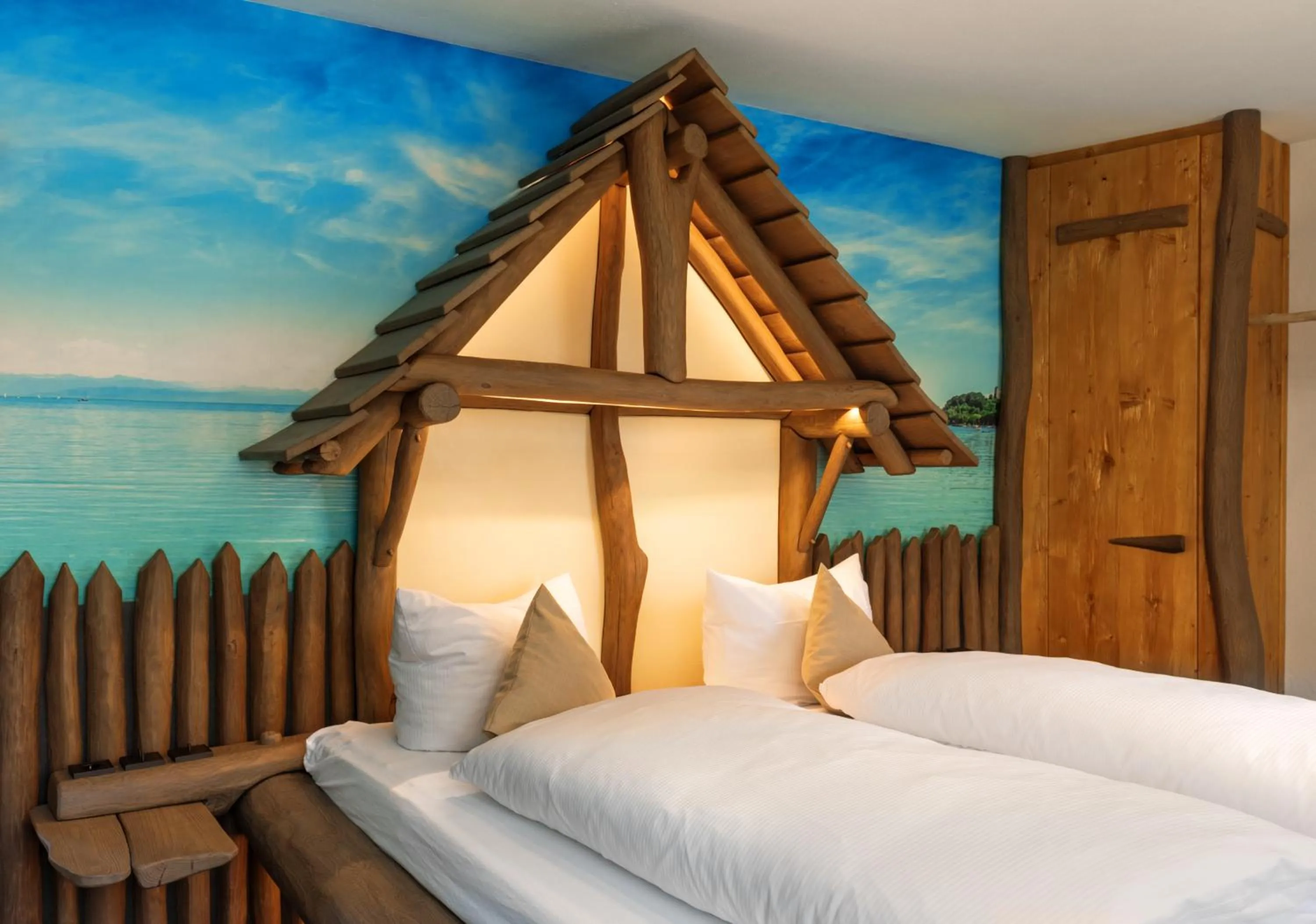 Photo of the whole room, Bed in Landgasthof Paradies