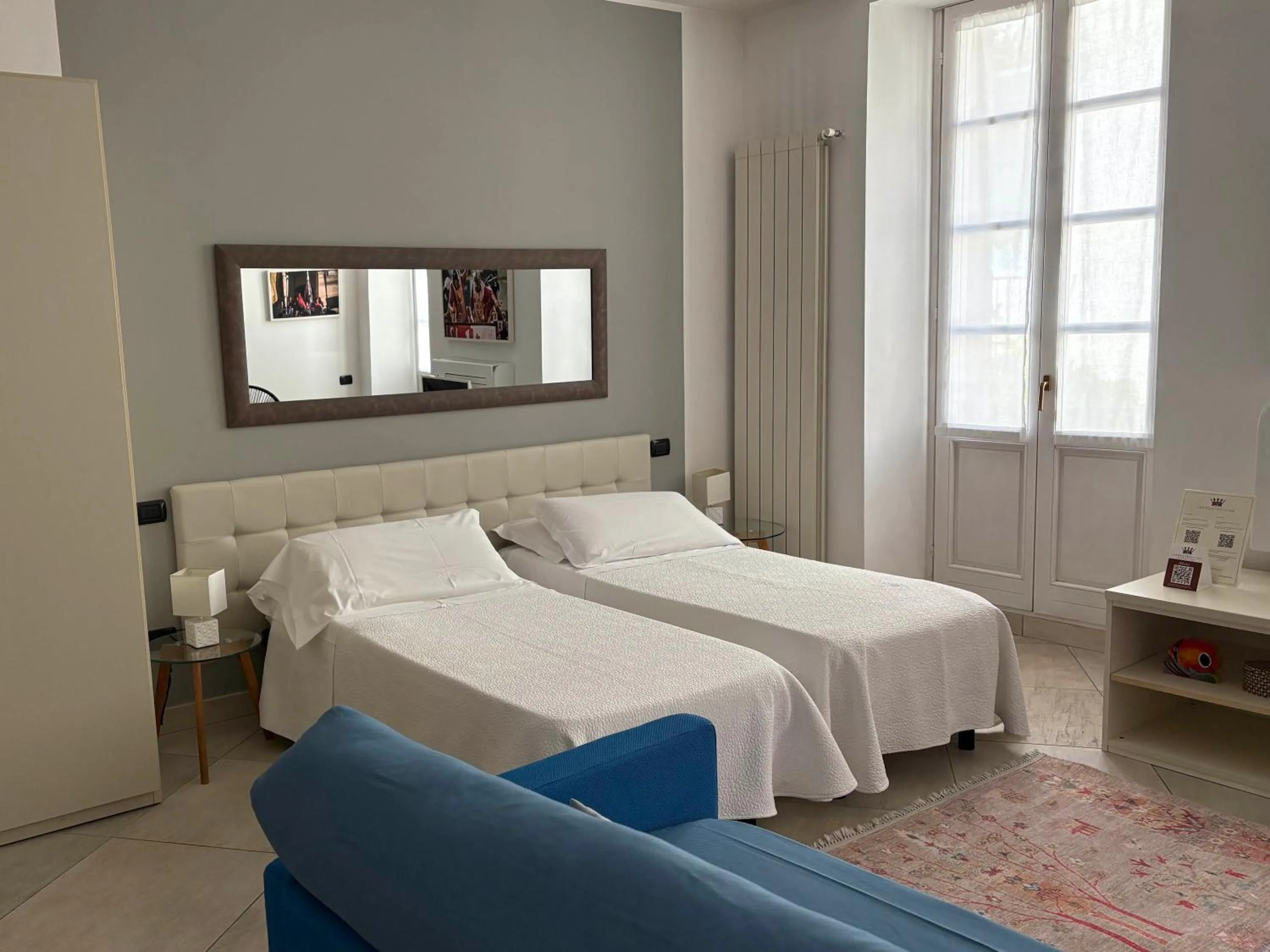 Photo of the whole room, Bed in ReArduinoIvrea