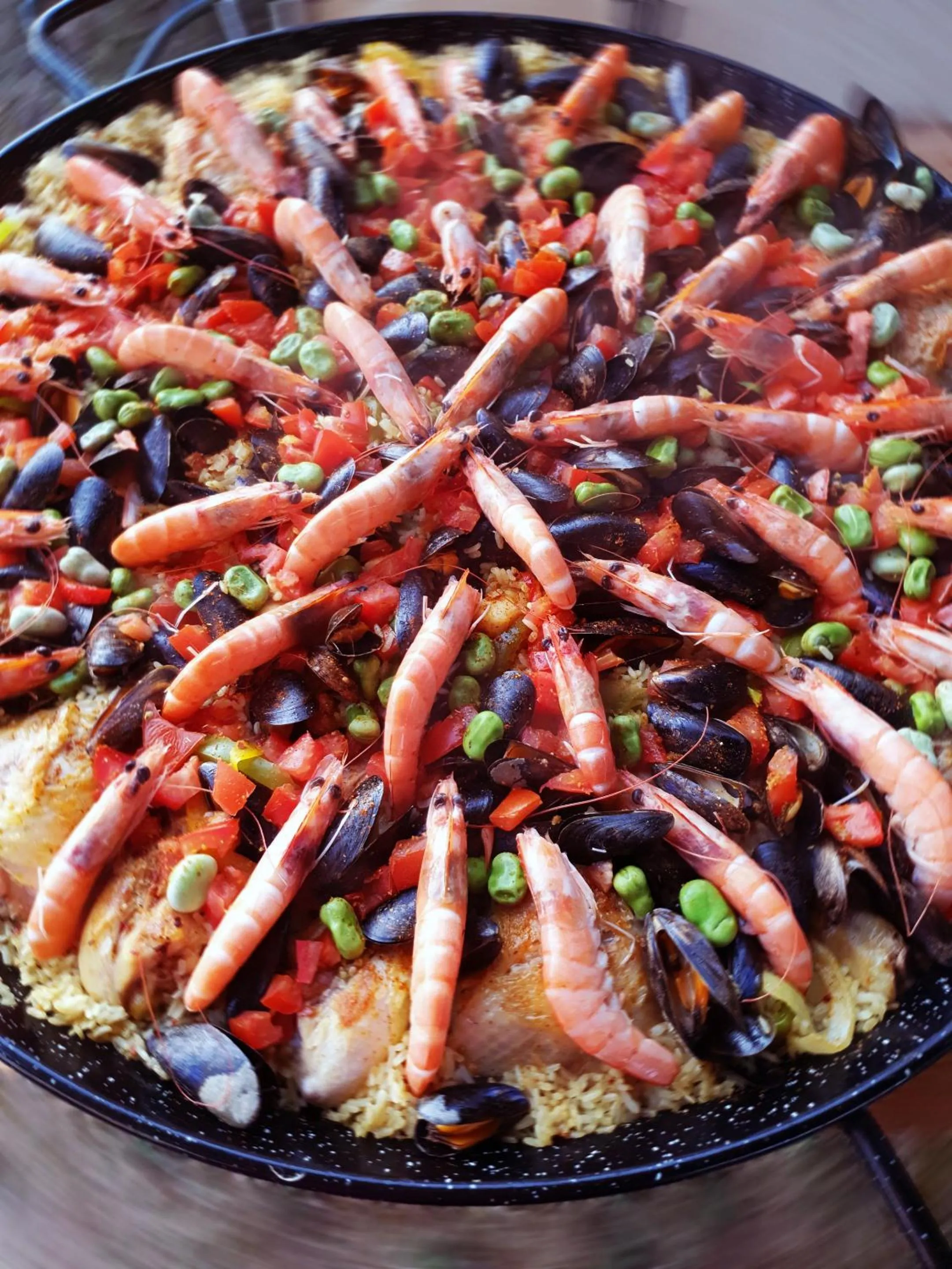 Food and drinks in La Maison Bisca