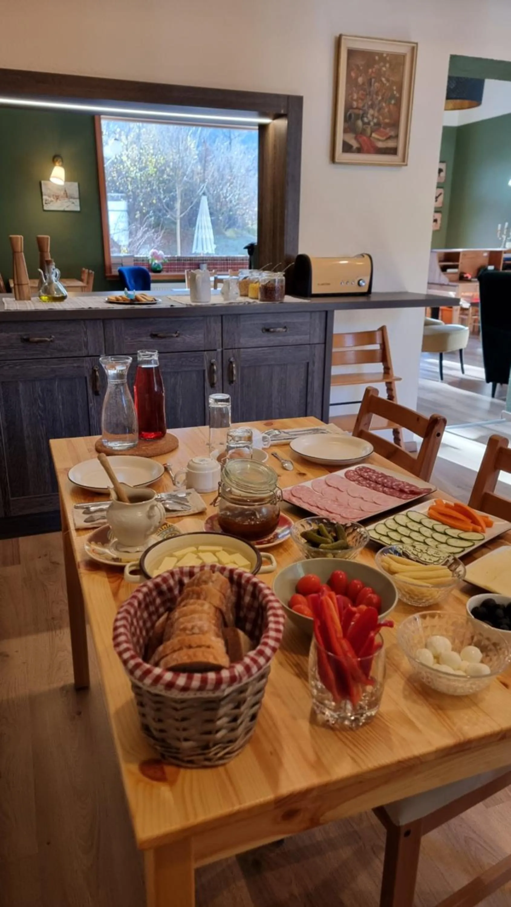 Kitchen or kitchenette in Vila Koman Jezersko