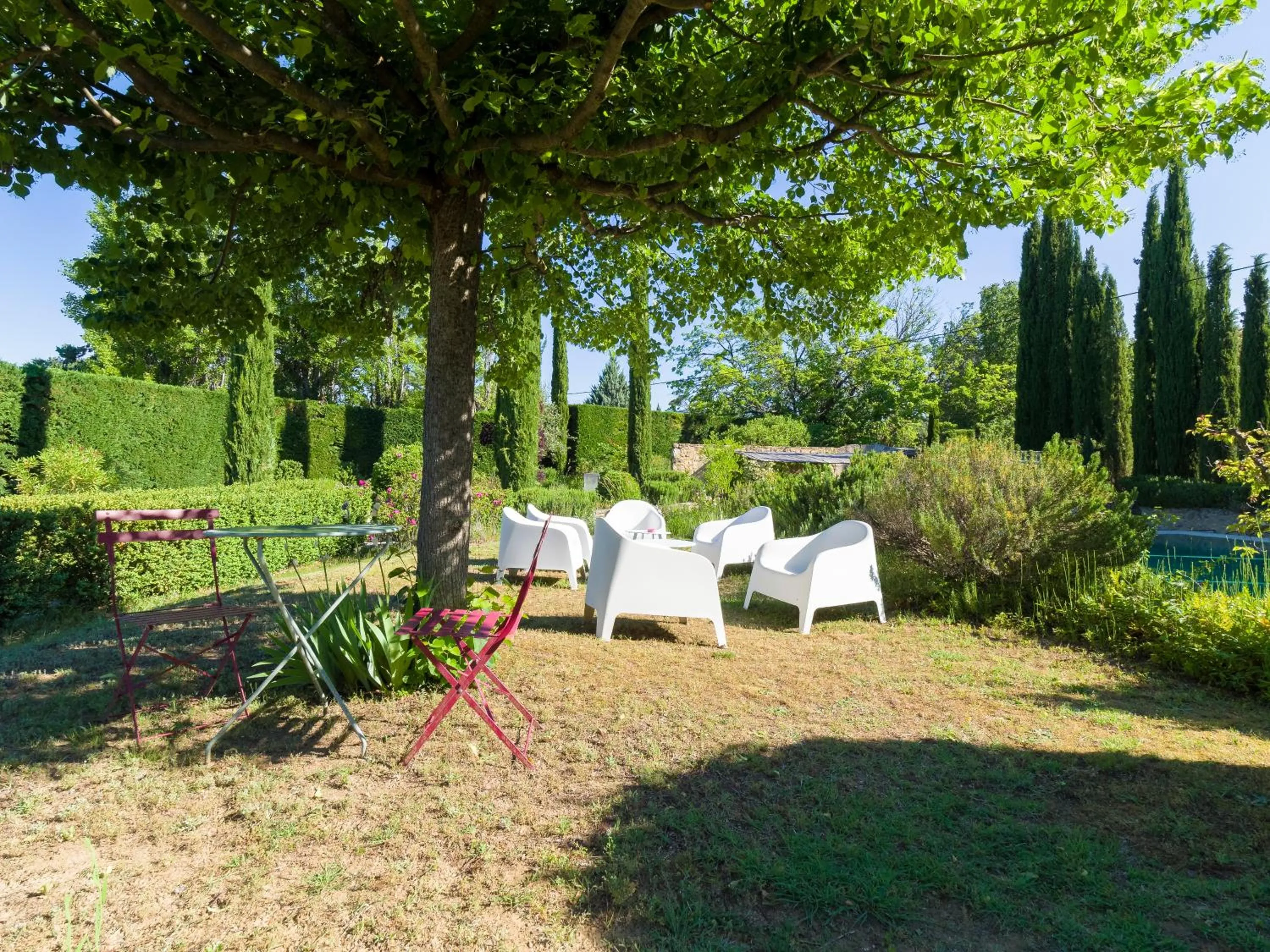 Natural landscape in B&B Chambre de Julie Le Jardin