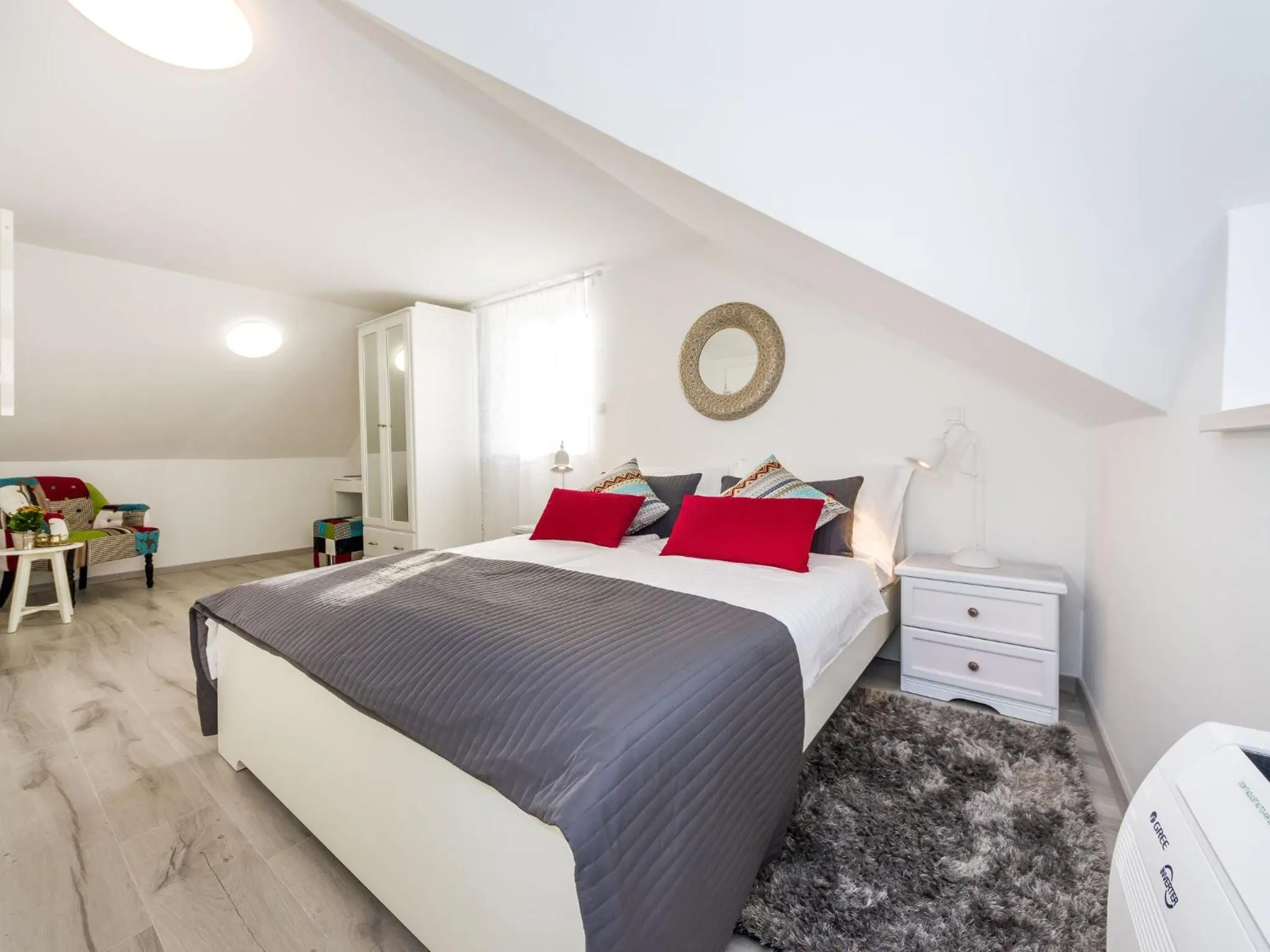 Bed in Navis Luxury Apartments