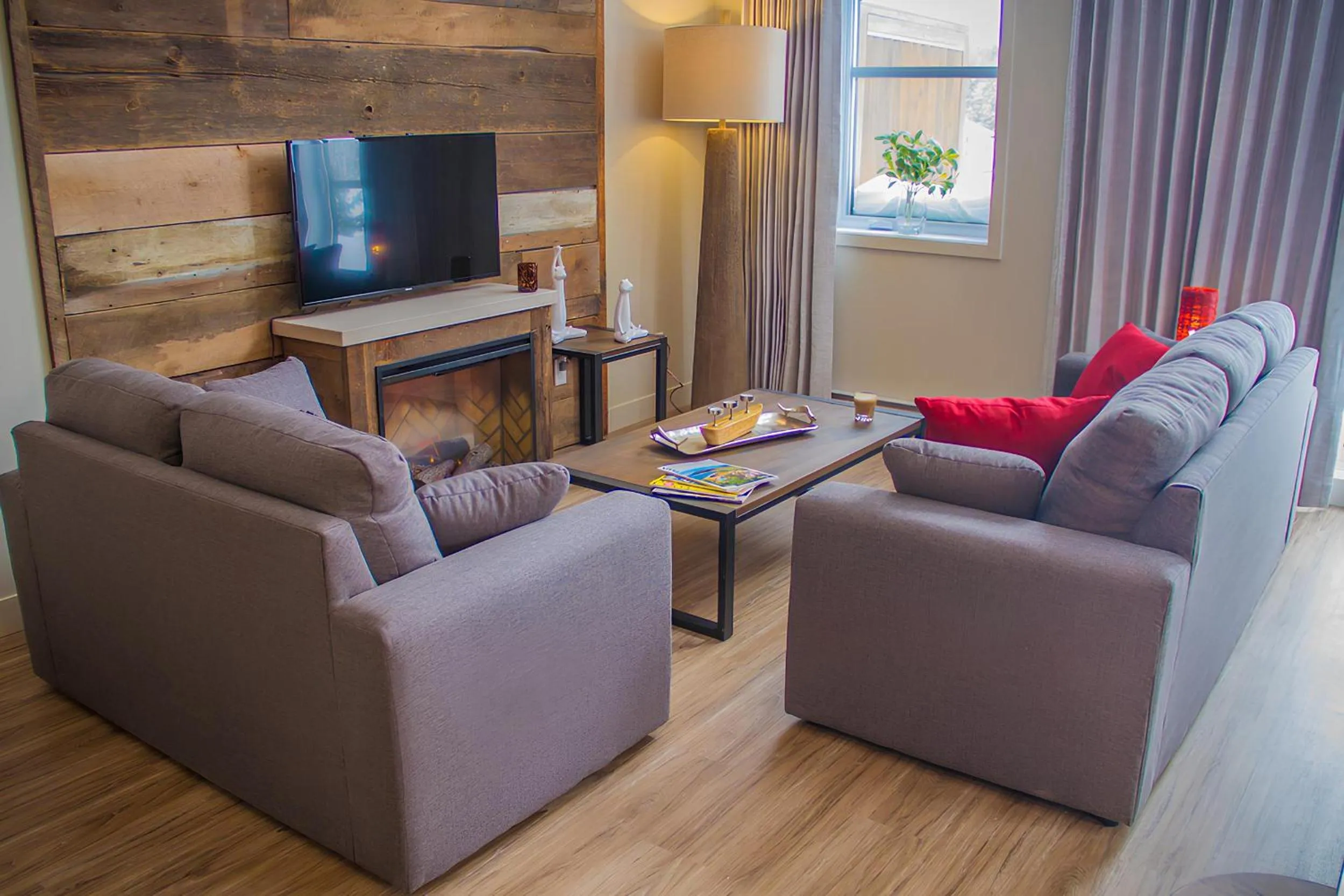 Seating area in Le Viking Resort