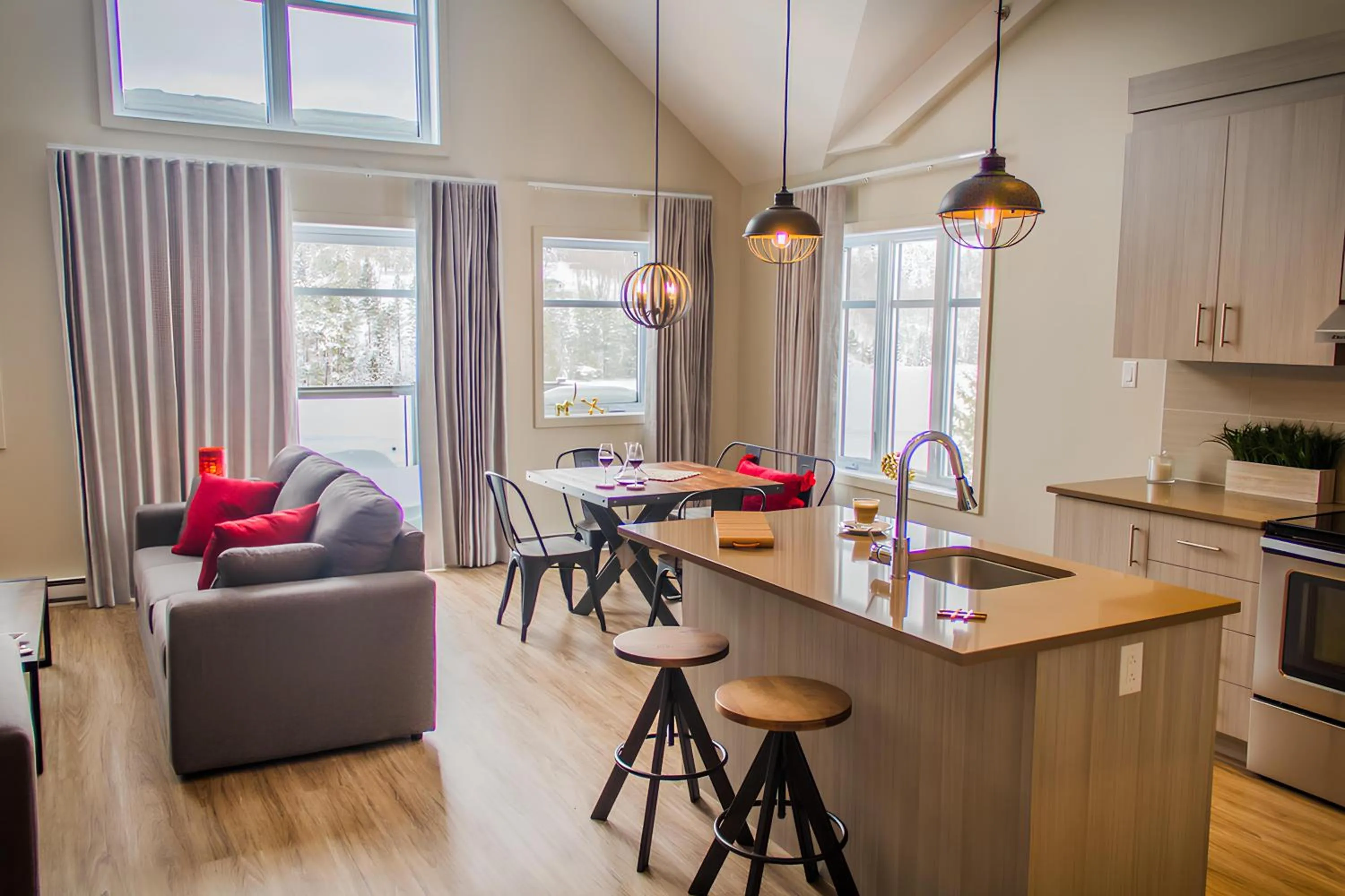 Kitchen or kitchenette in Le Viking Resort