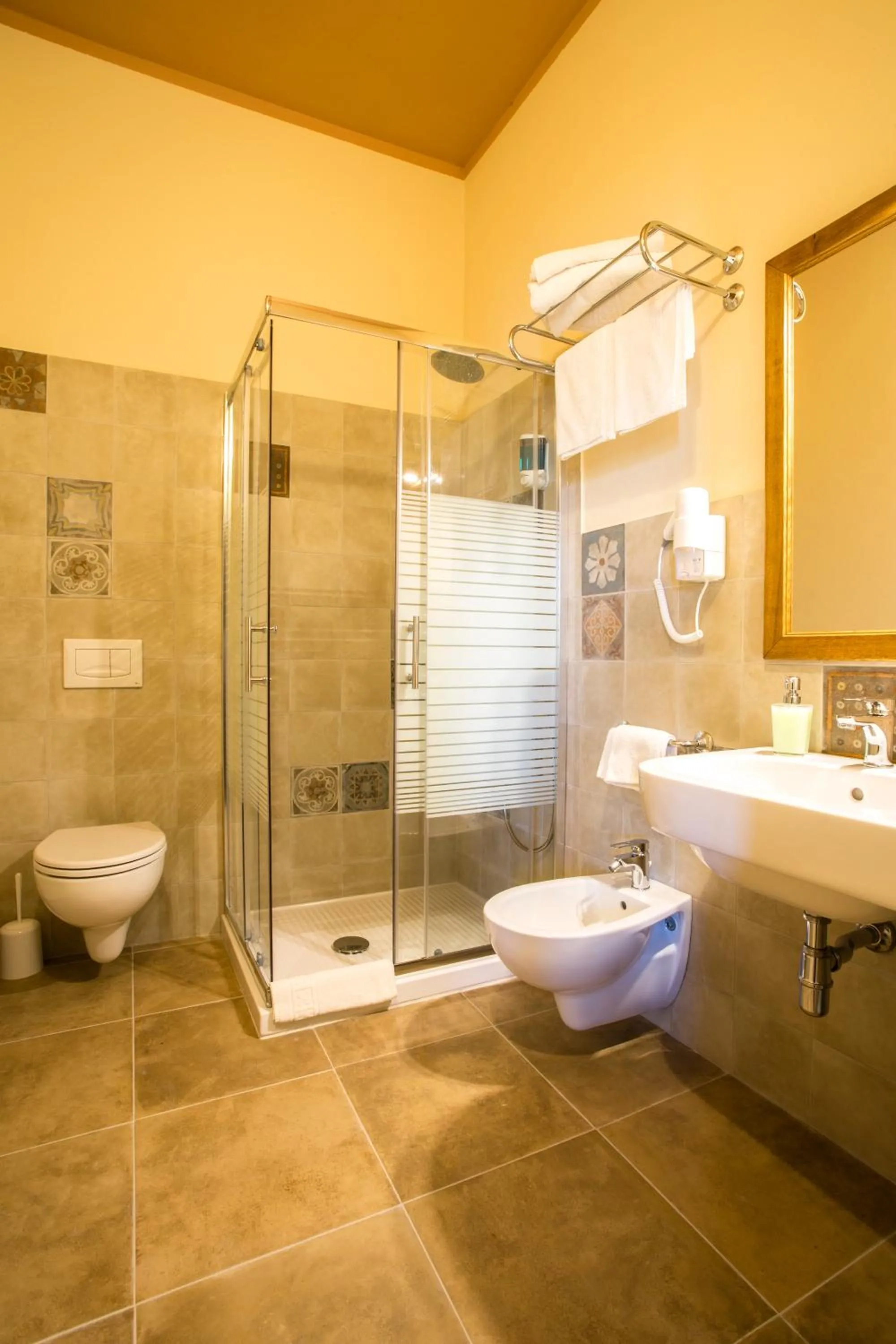 Shower in Hotel Villa Gli Asfodeli