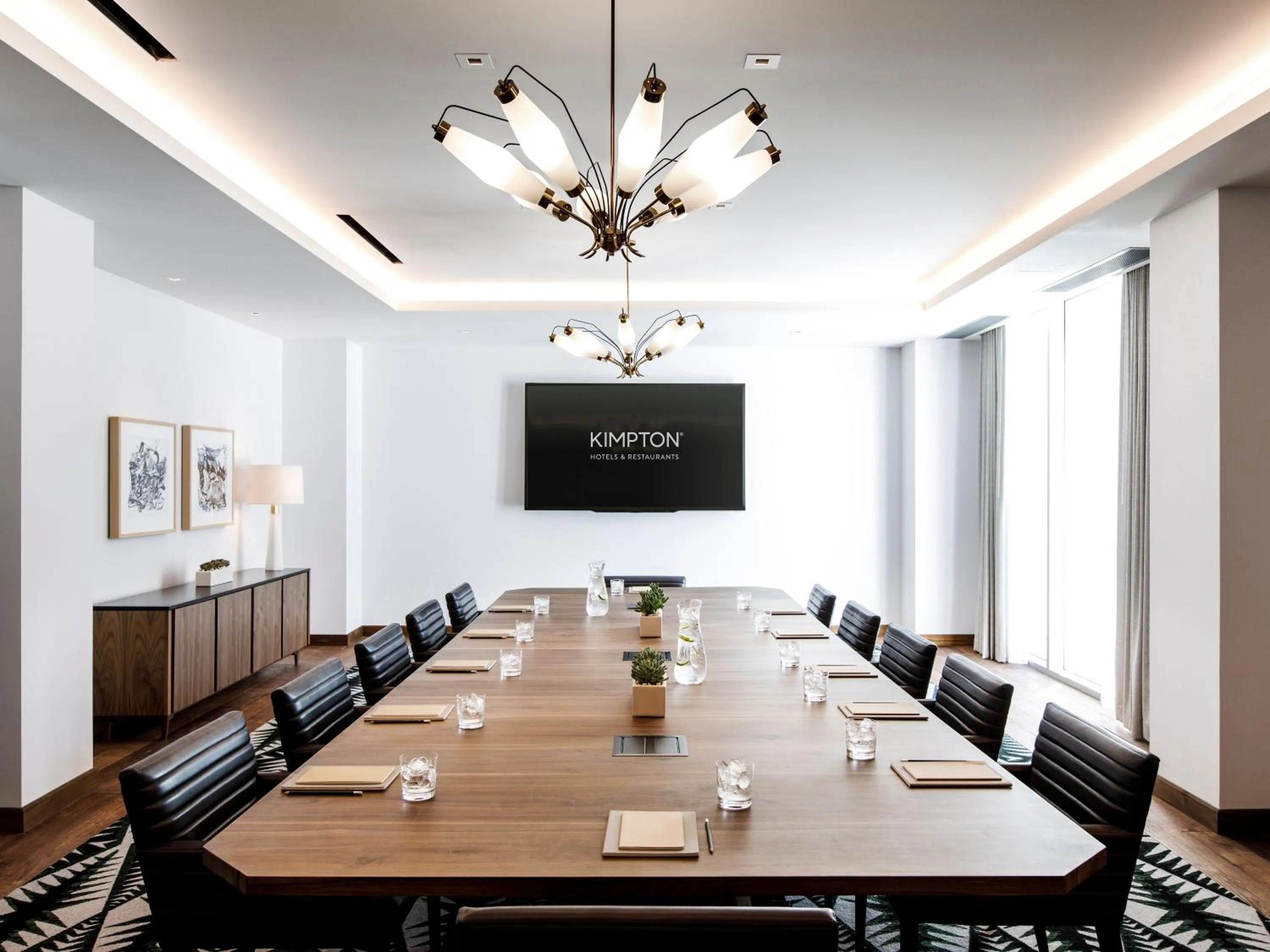 Meeting/conference room in Kimpton Rowan Palm Springs Hotel by IHG