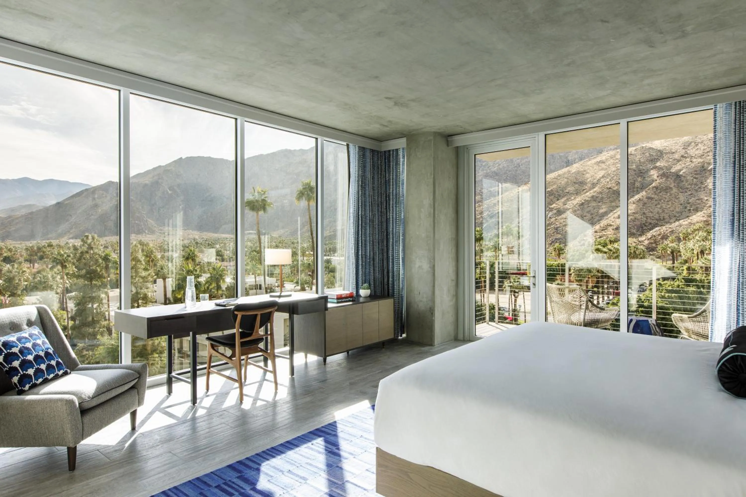 Bedroom, Bed in Kimpton Rowan Palm Springs Hotel by IHG